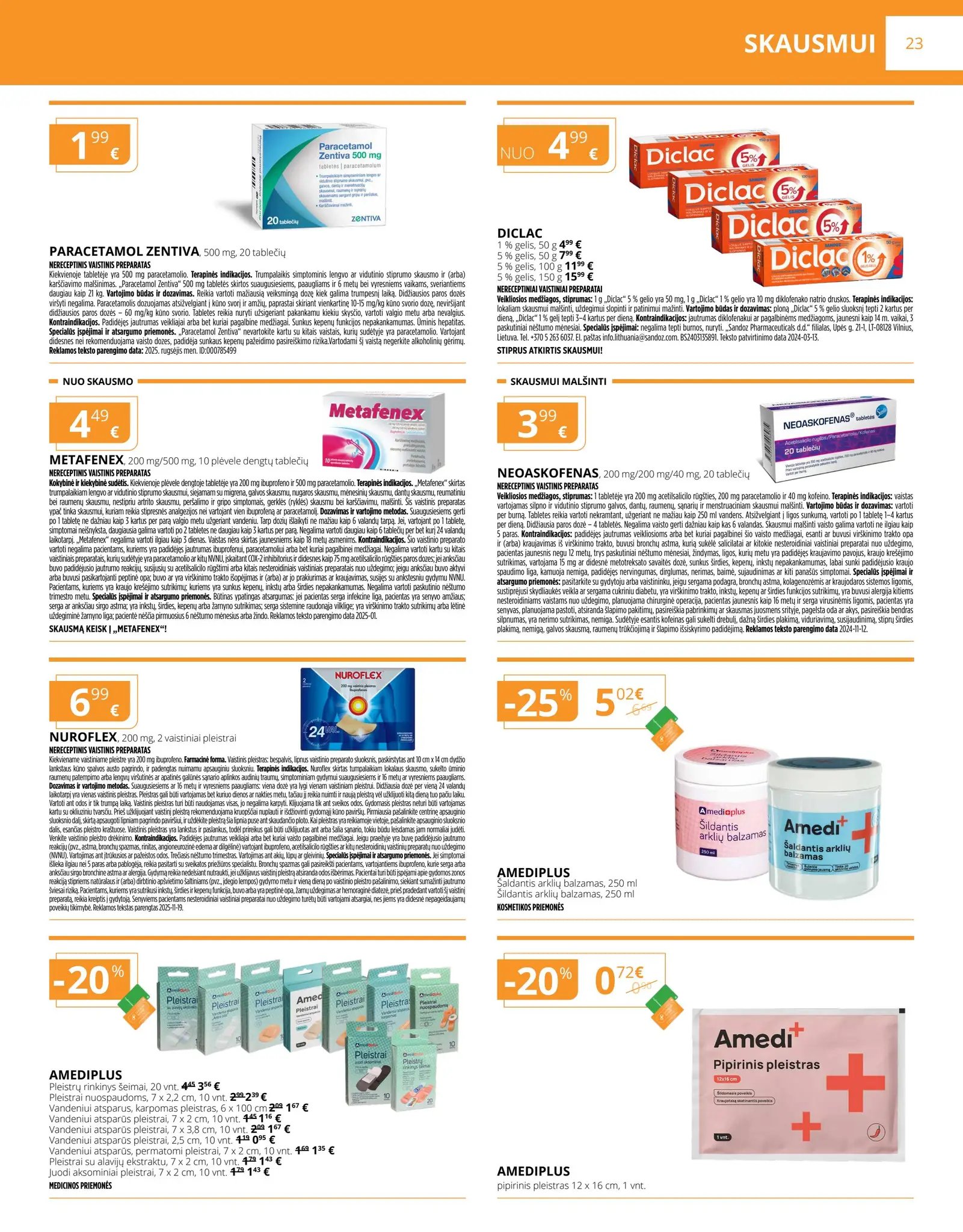 Gintarinės vaistinės akcijų leidinys – 10 psl.
