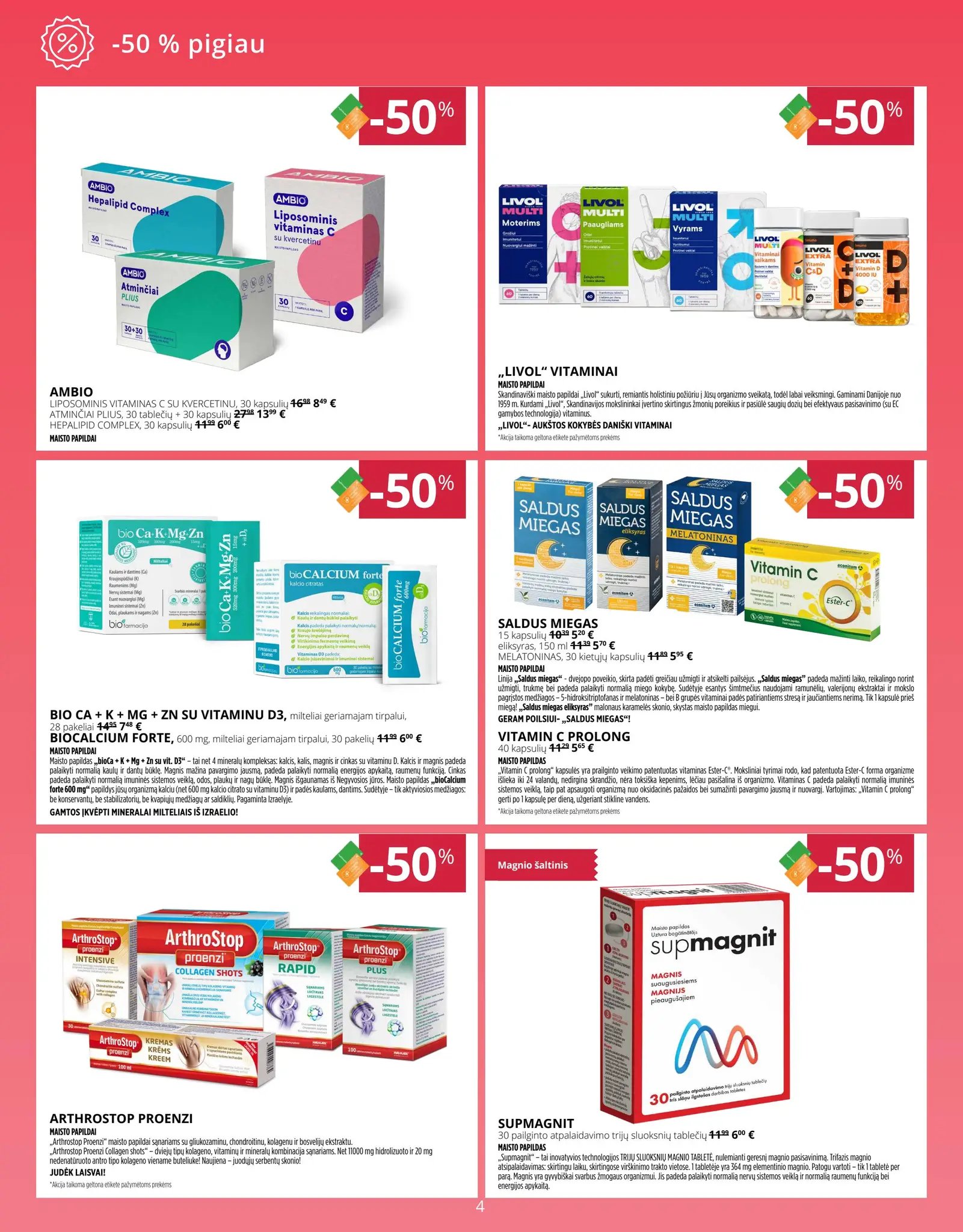 Gintarinės vaistinės akcijų leidinys – 29 psl.
