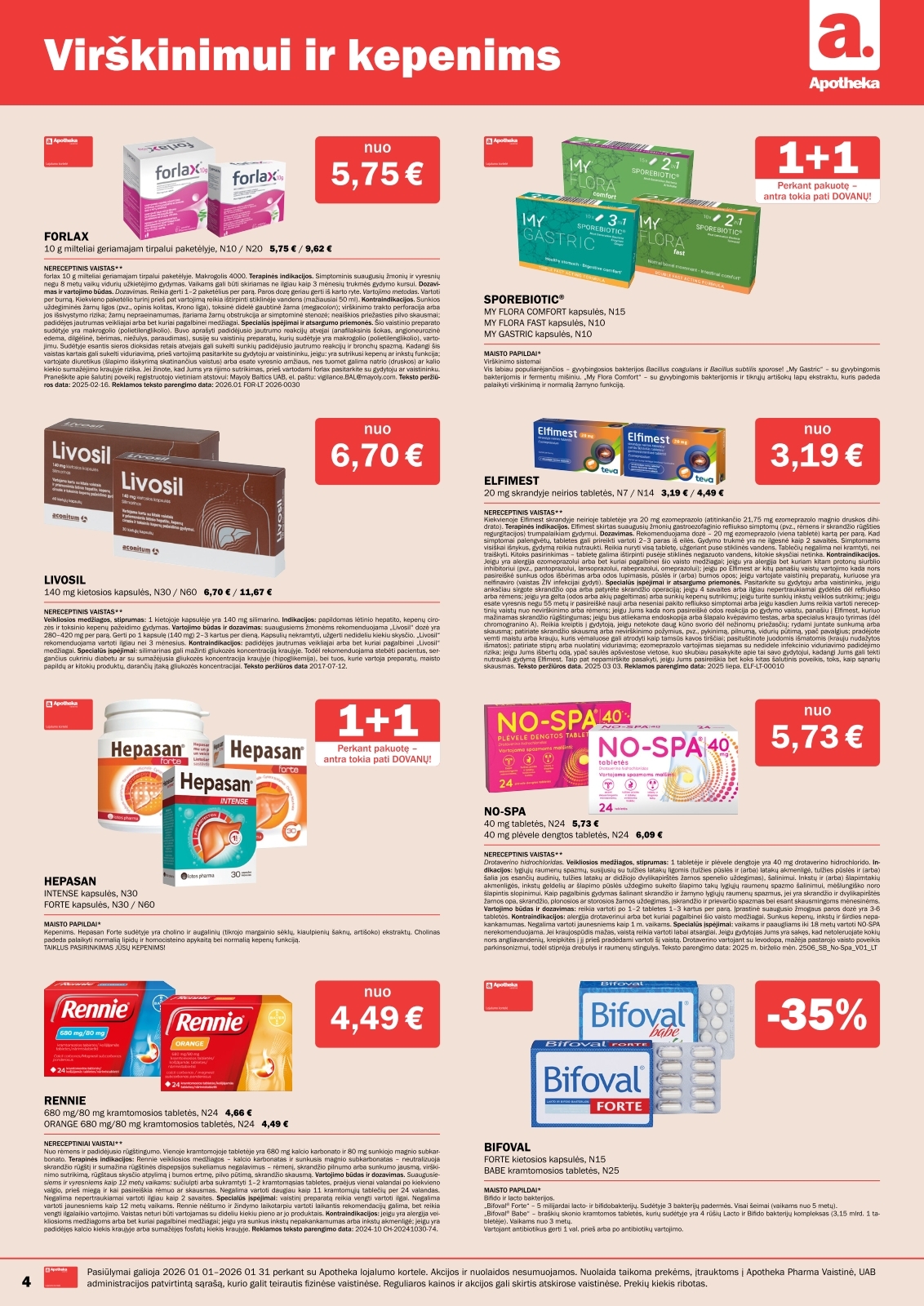 Apotheka akcijų leidinys – 5 psl.