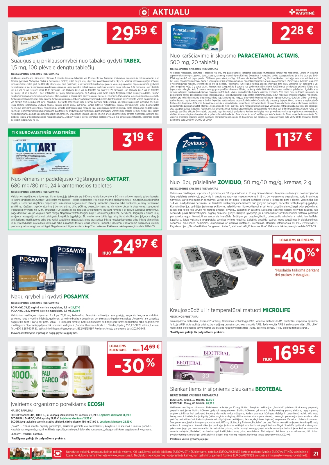 Eurovaistinės akcijų leidinys – 13 psl.