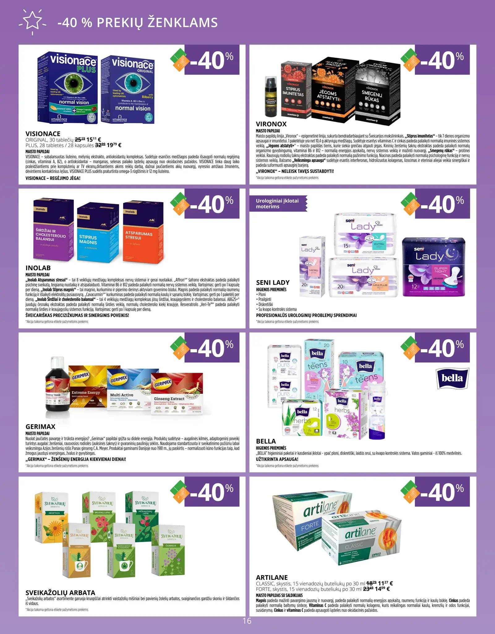 Gintarinės vaistinės akcijų leidinys – 17 psl.
