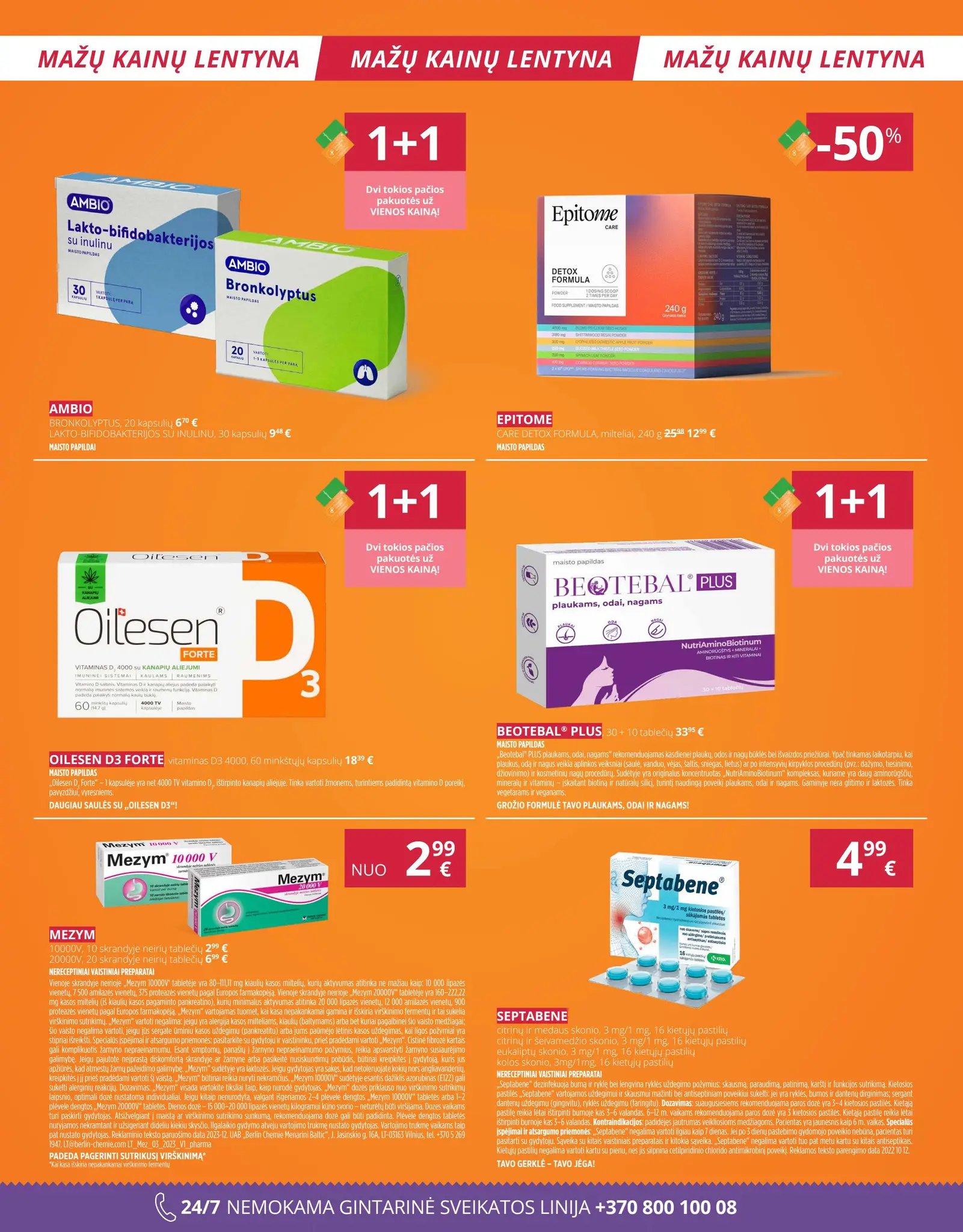 Gintarinės vaistinės akcijų leidinys – 31 psl.