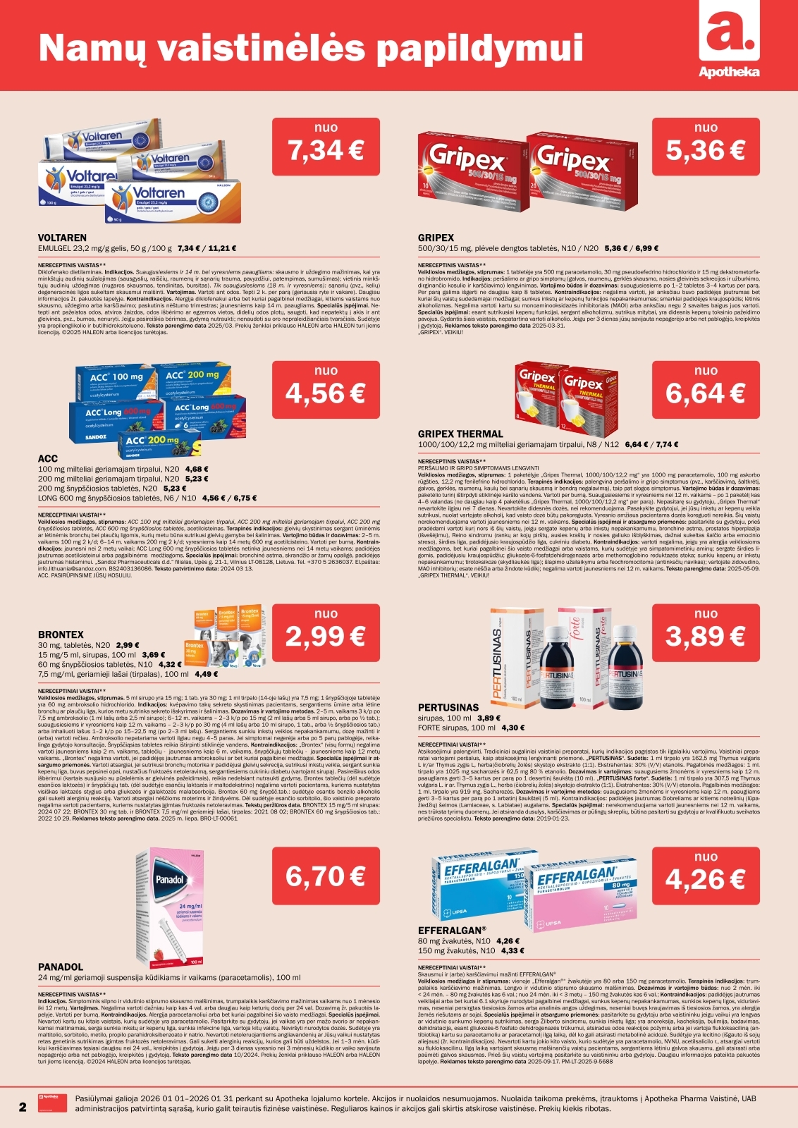 Apotheka akcijų leidinys – 7 psl.