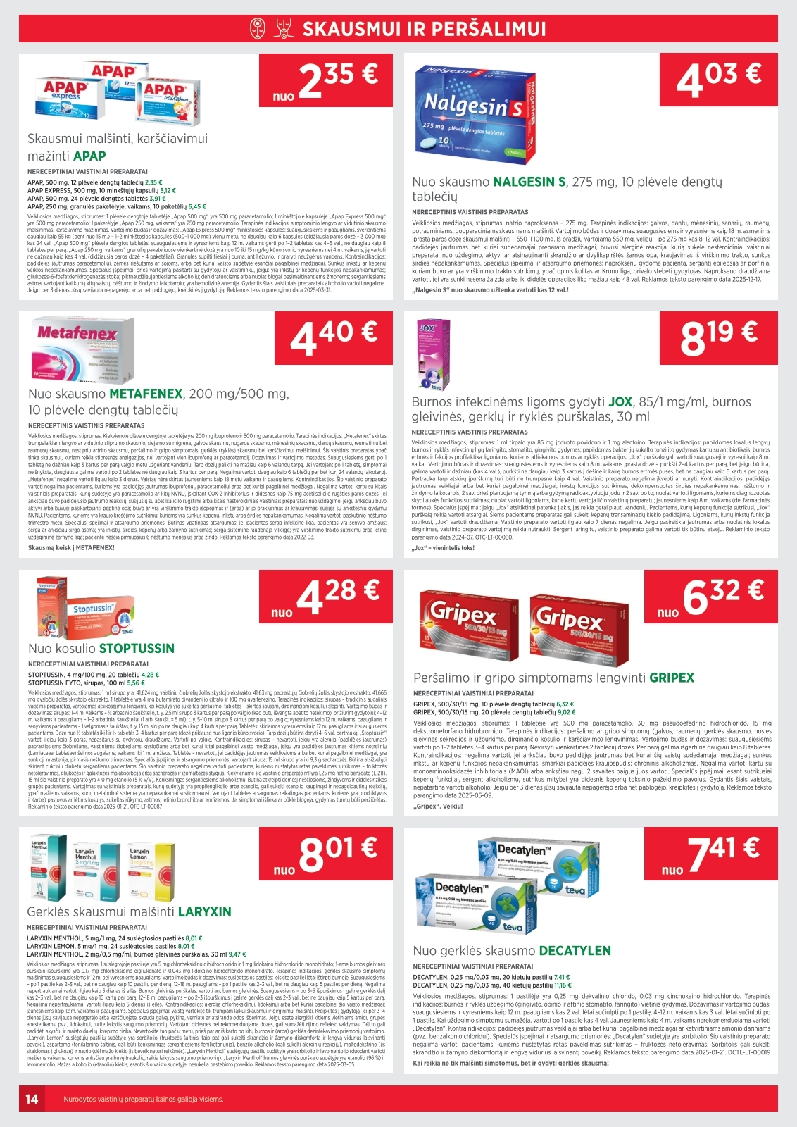 Eurovaistinės akcijų leidinys – 20 psl.