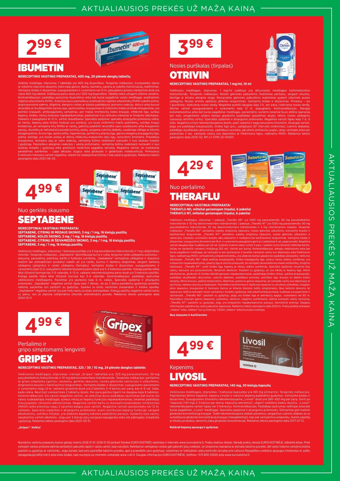 Eurovaistinės akcijų leidinys – 29 psl.