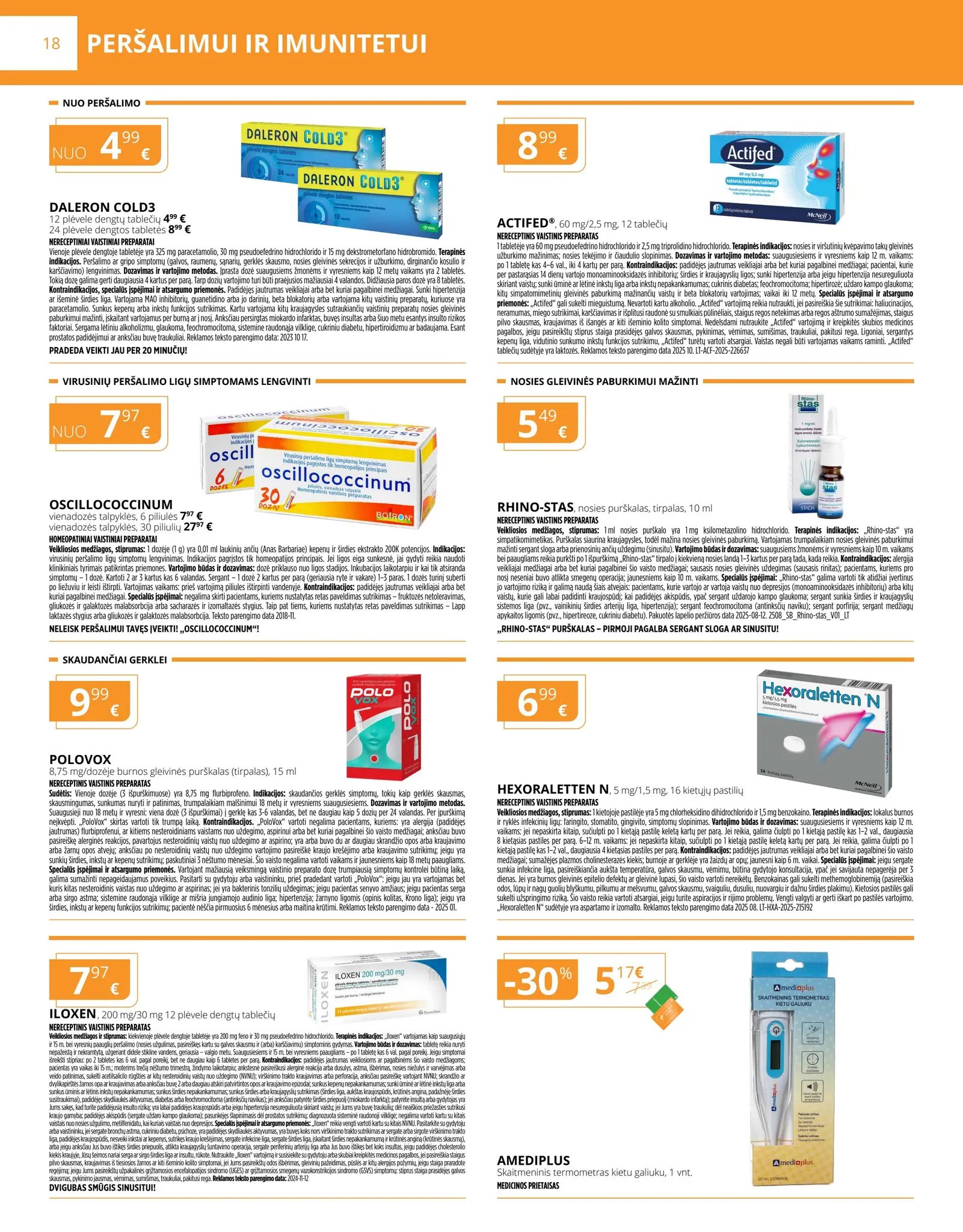 Gintarinės vaistinės akcijų leidinys – 15 psl.