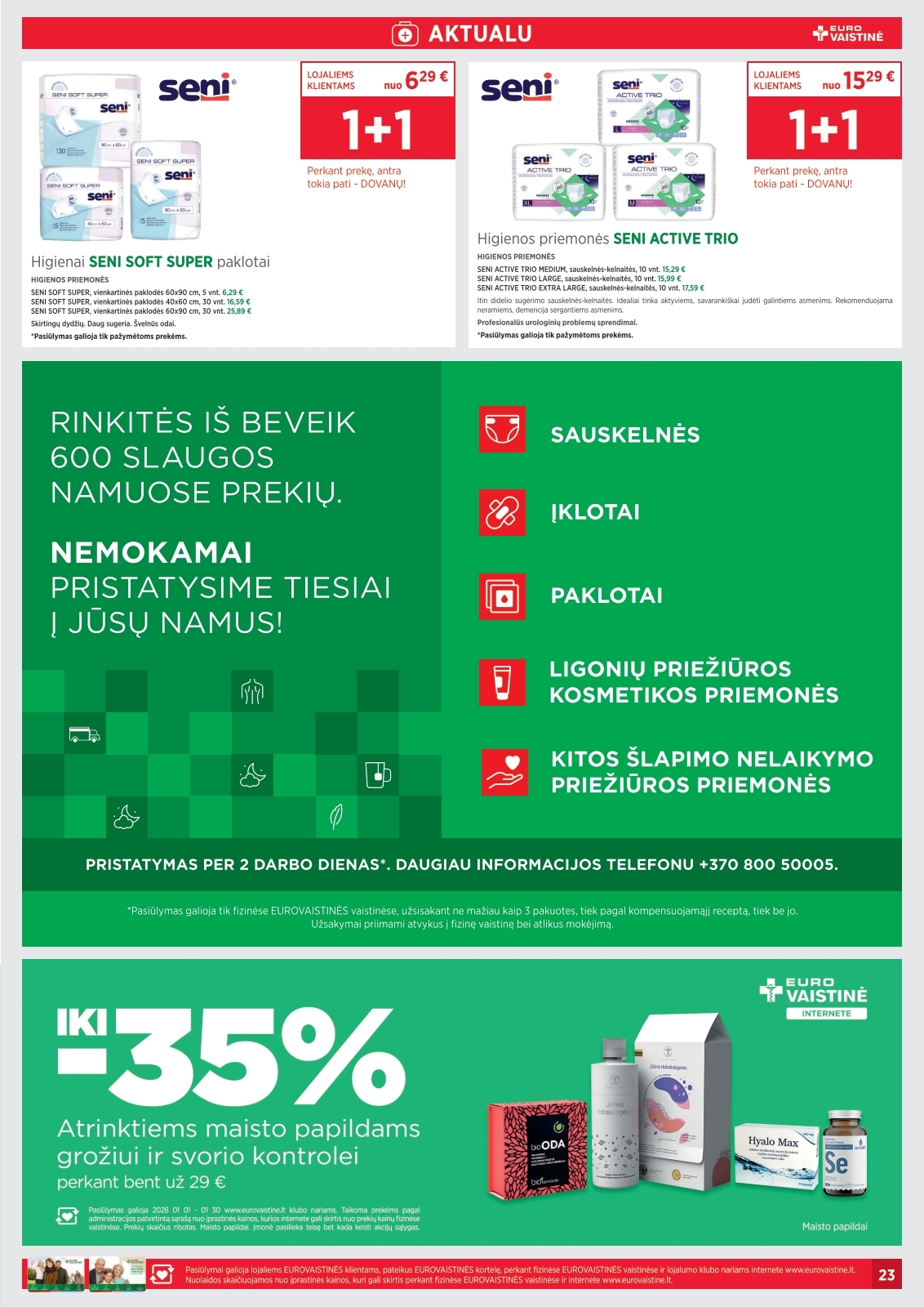Eurovaistinės akcijų leidinys – 11 psl.