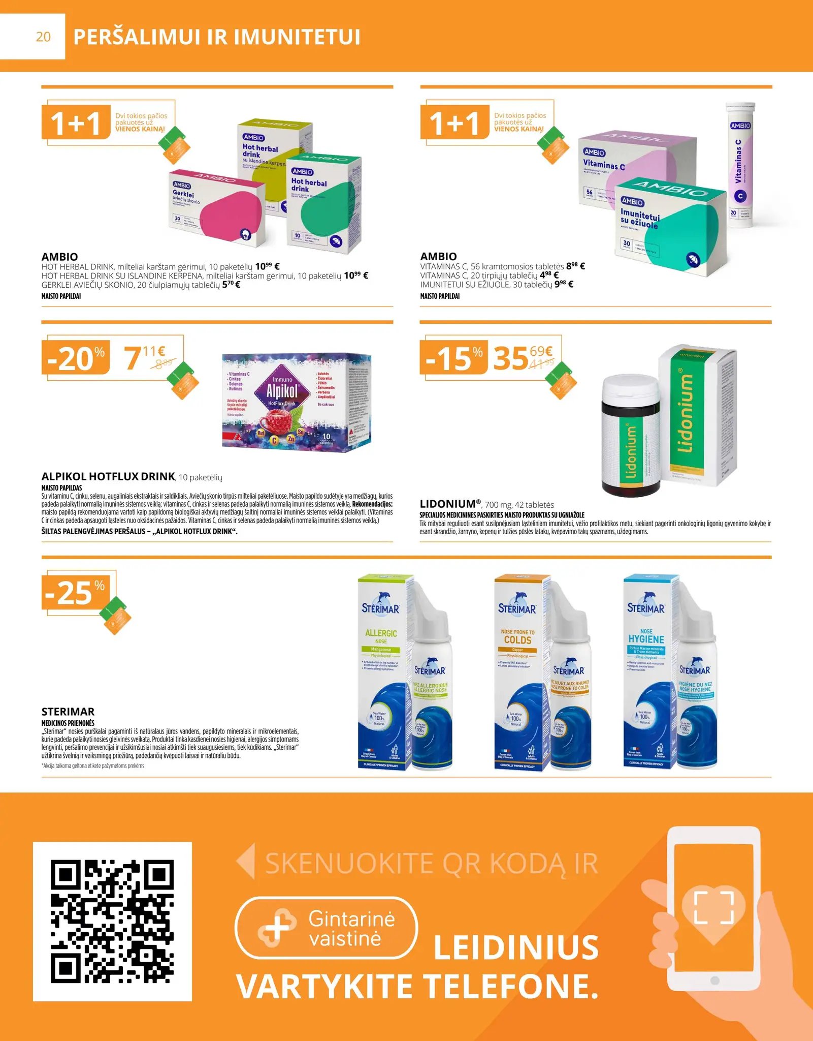 Gintarinės vaistinės akcijų leidinys – 13 psl.