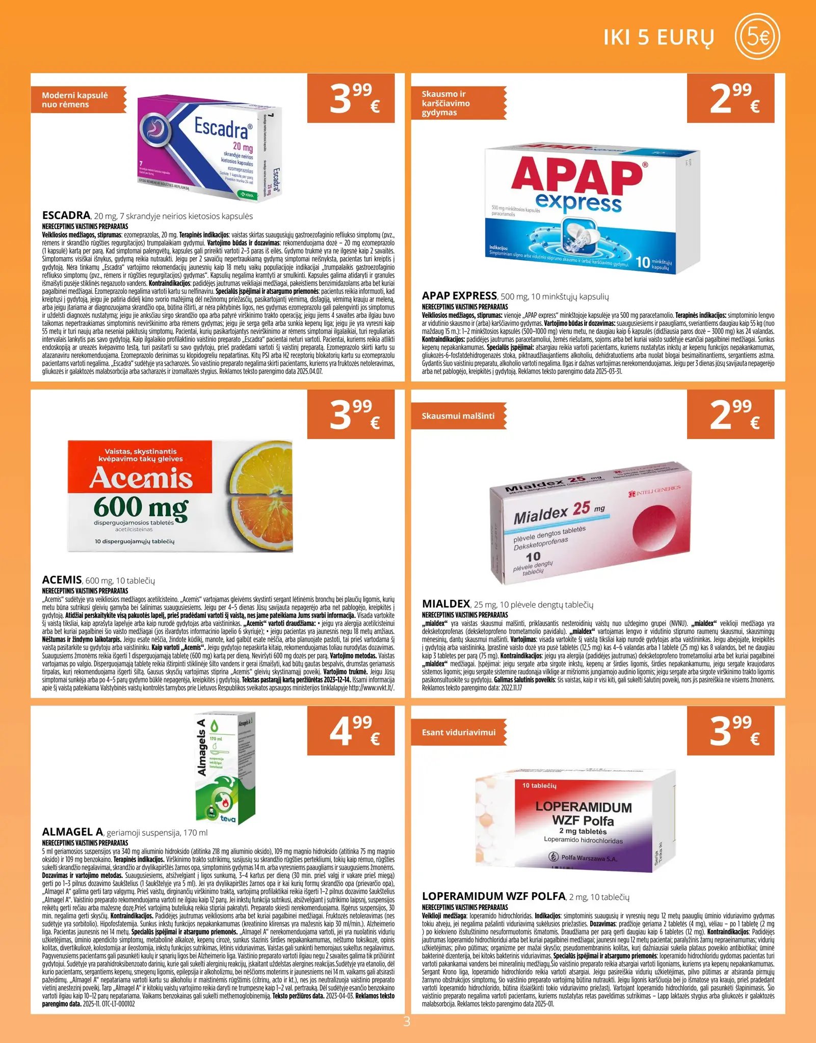 Gintarinės vaistinės akcijų leidinys – 30 psl.