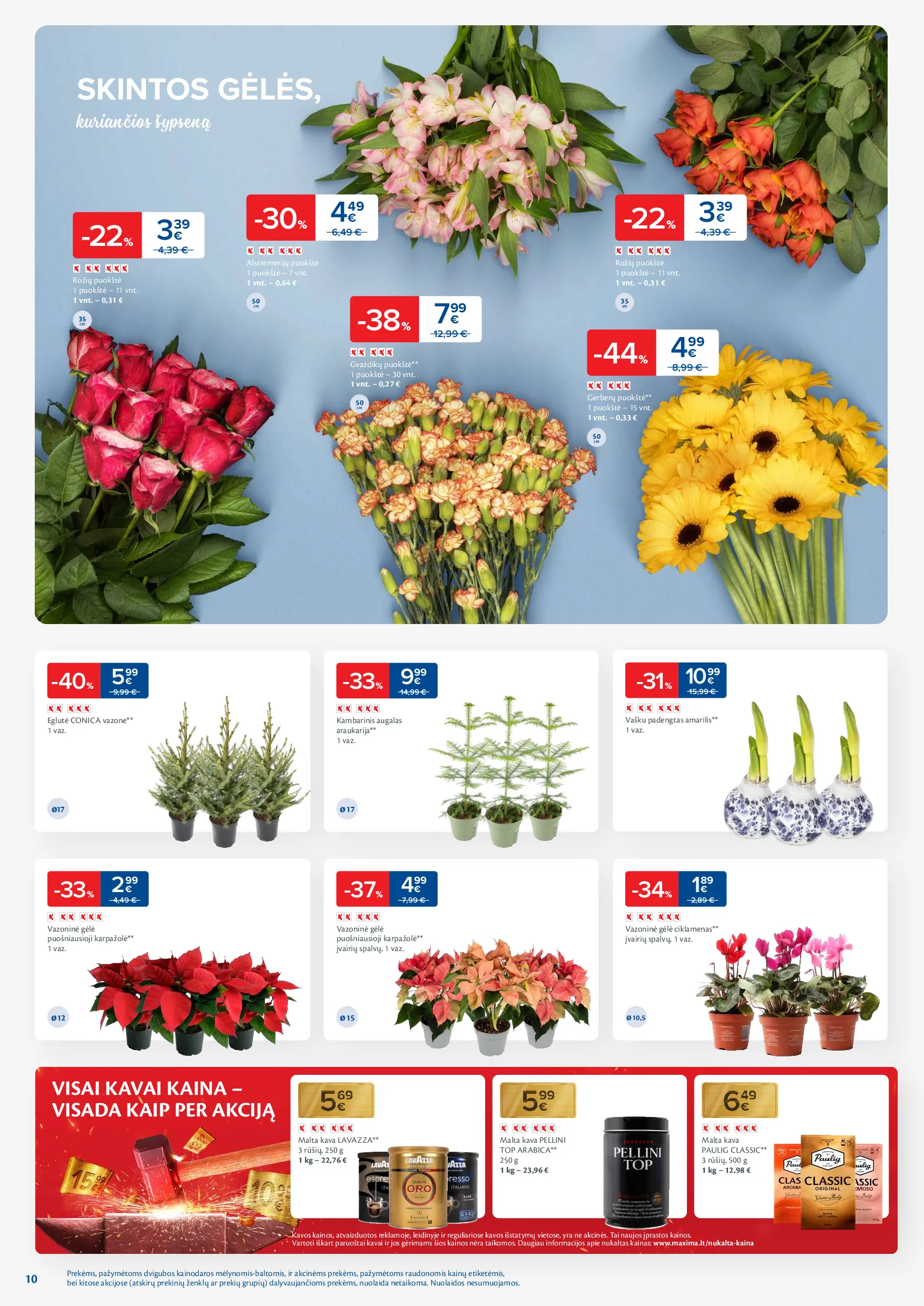 Naujausias Maxima akcijų leidinys – 10 psl.