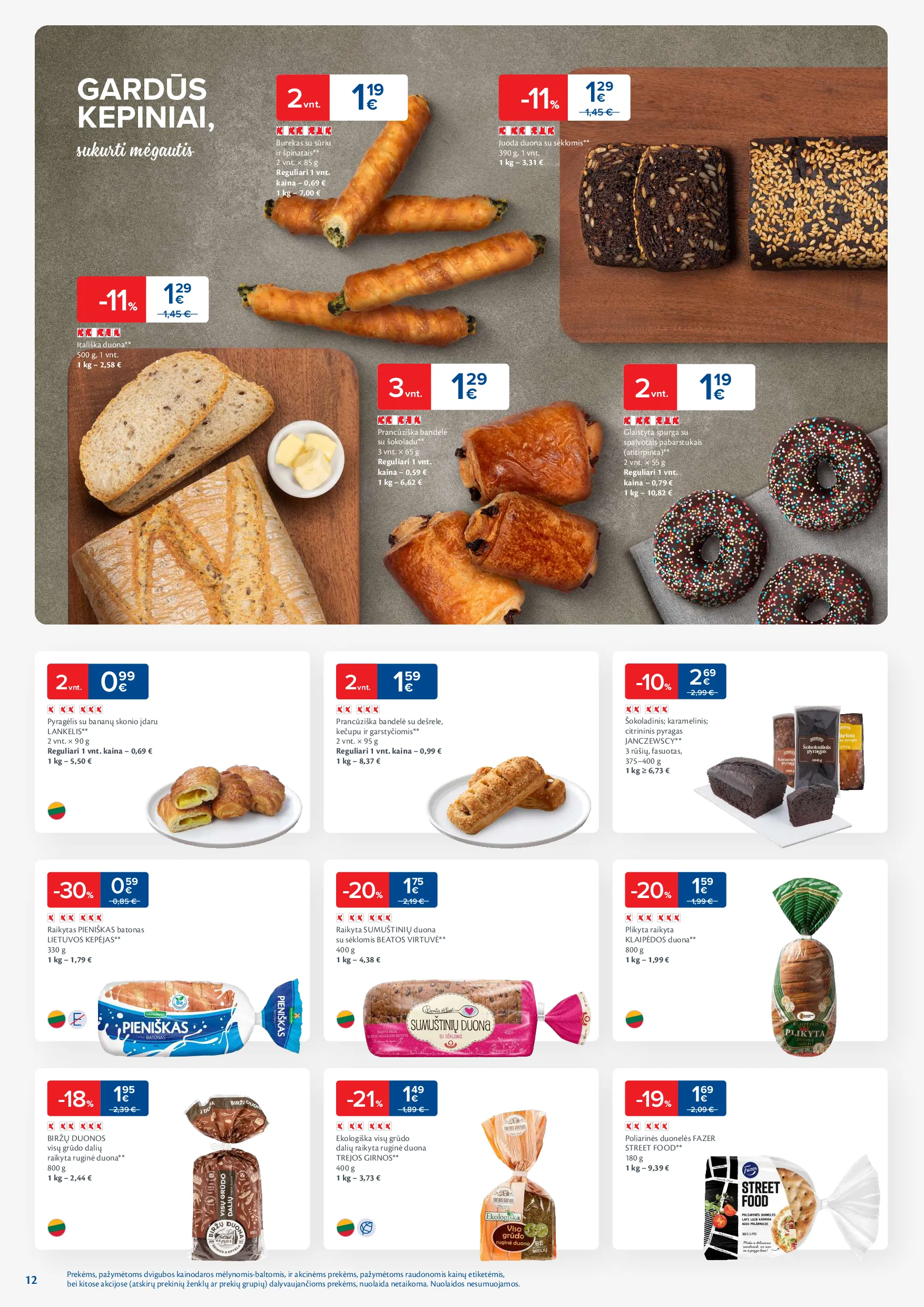 Naujausias Maxima akcijų leidinys – 12 psl.