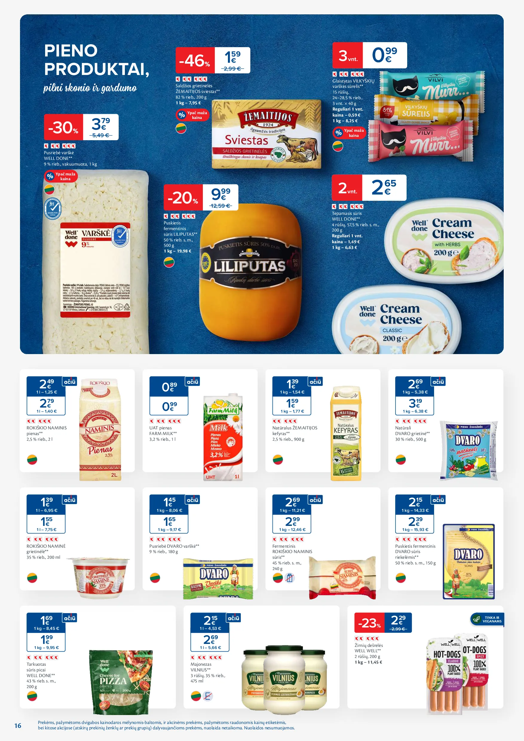 Naujausias Maxima akcijų leidinys – 16 psl.