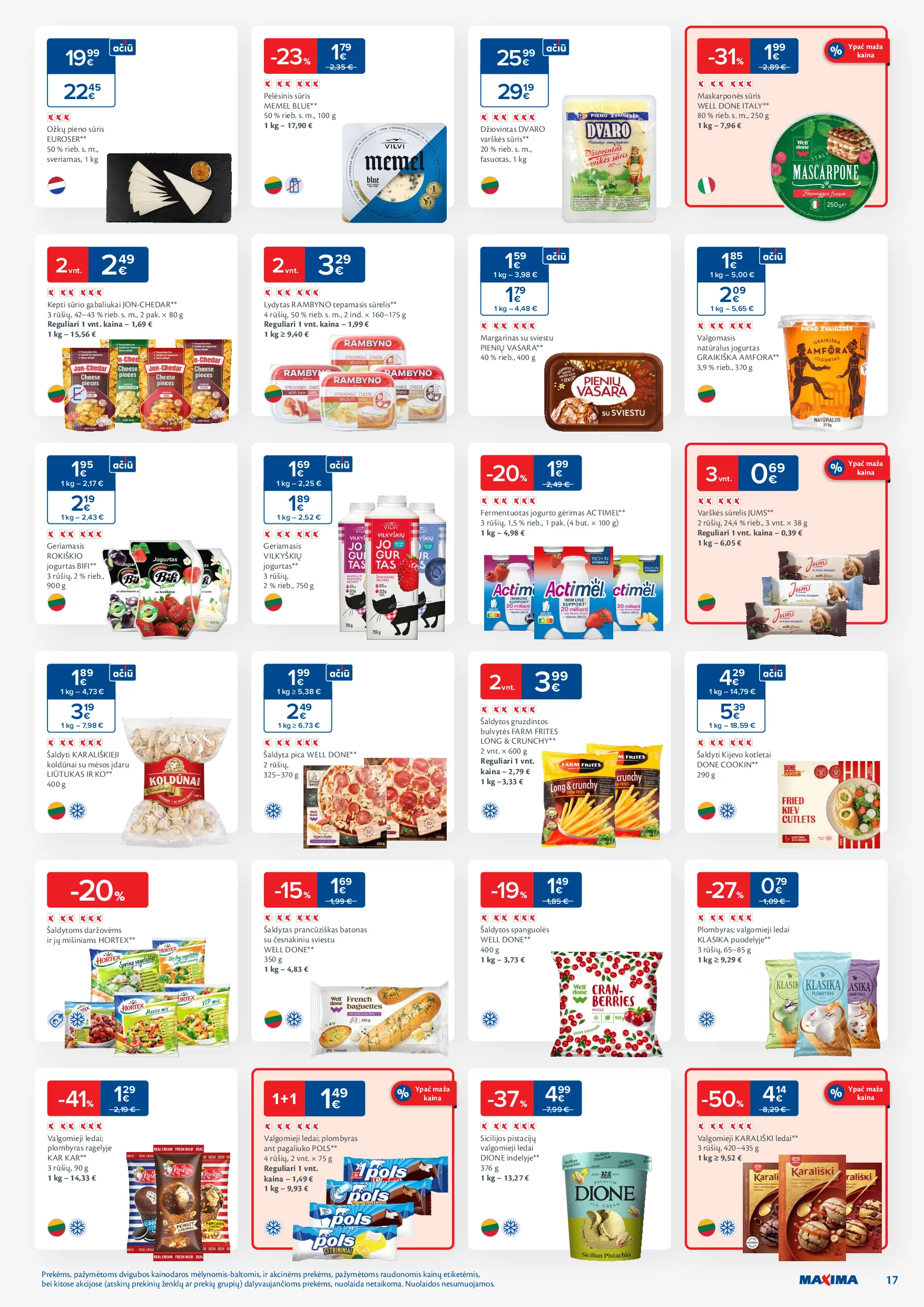 Naujausias Maxima akcijų leidinys – 17 psl.