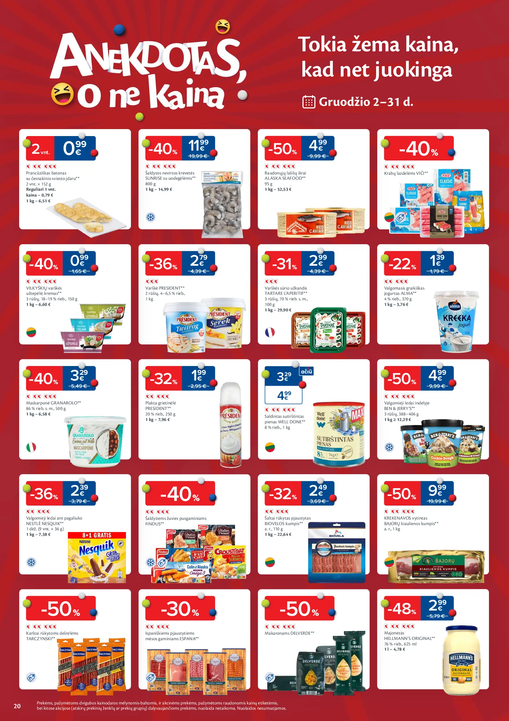 Naujausias Maxima akcijų leidinys – 20 psl.