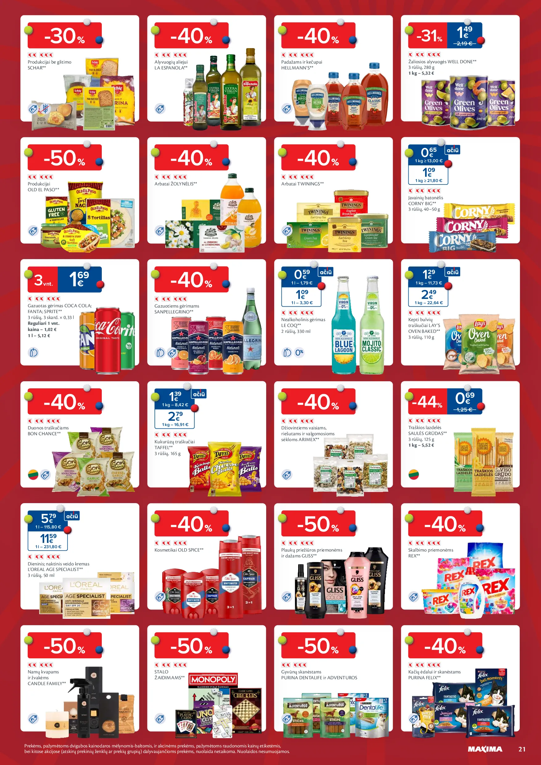 Naujausias Maxima akcijų leidinys – 21 psl.