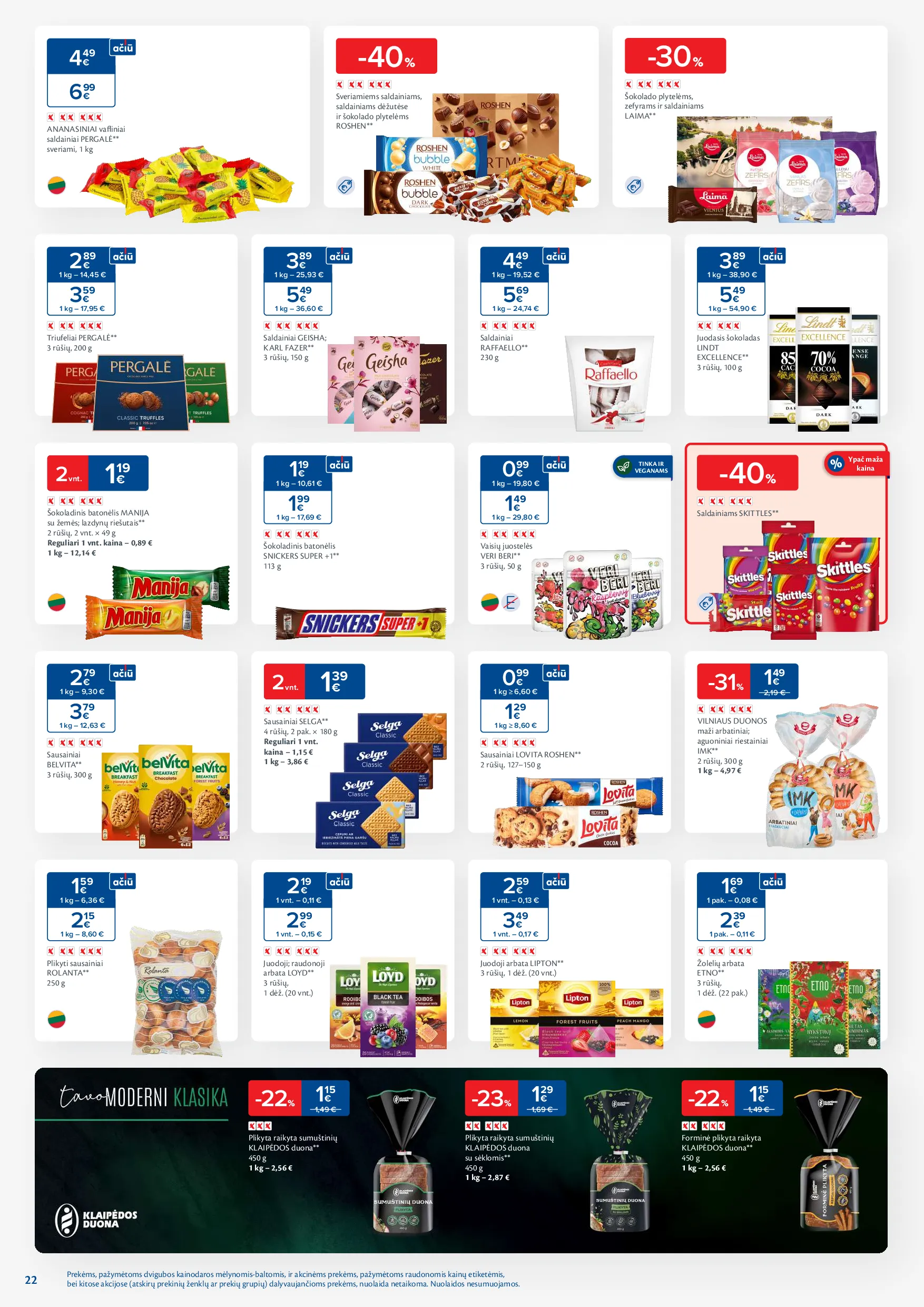 Naujausias Maxima akcijų leidinys – 22 psl.