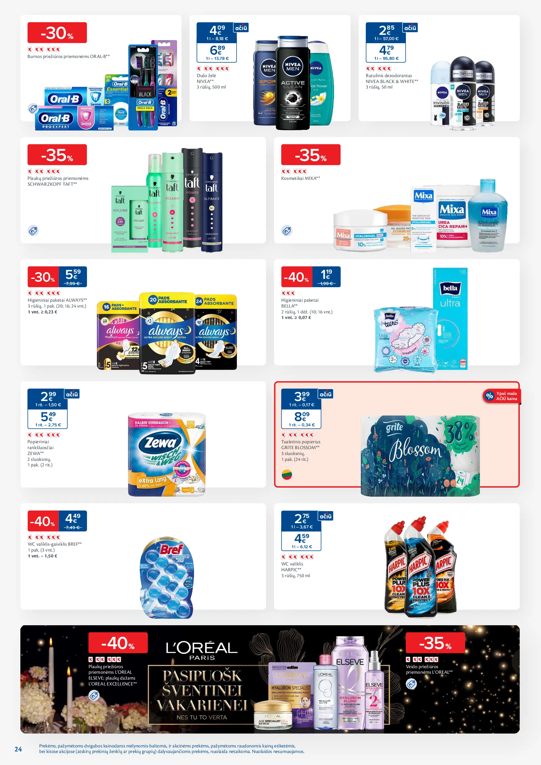 Naujausias Maxima akcijų leidinys – 24 psl.