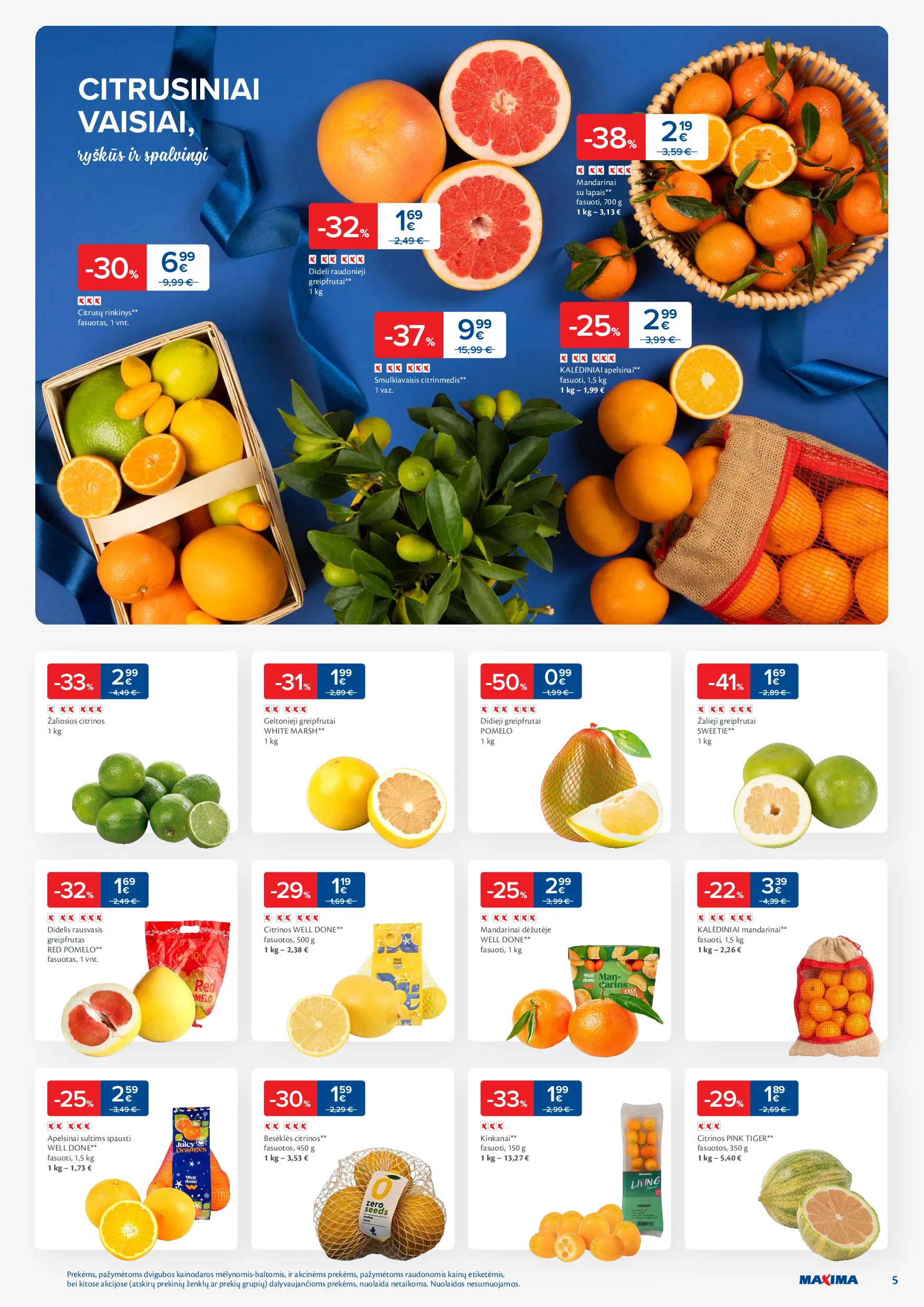 Naujausias Maxima akcijų leidinys – 5 psl.
