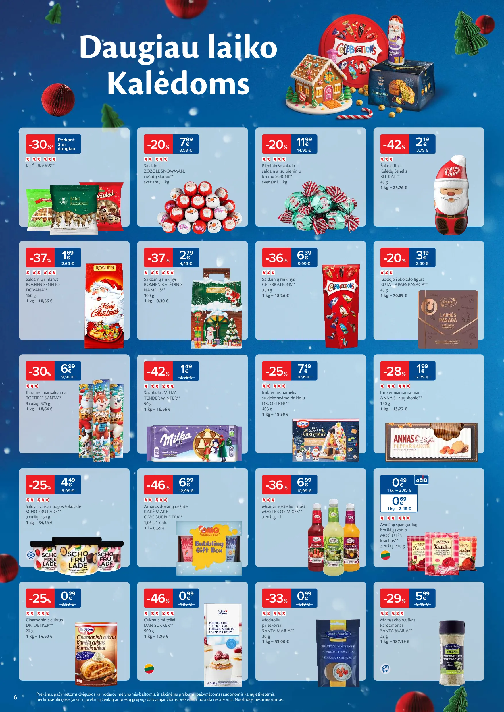 Naujausias Maxima akcijų leidinys – 6 psl.