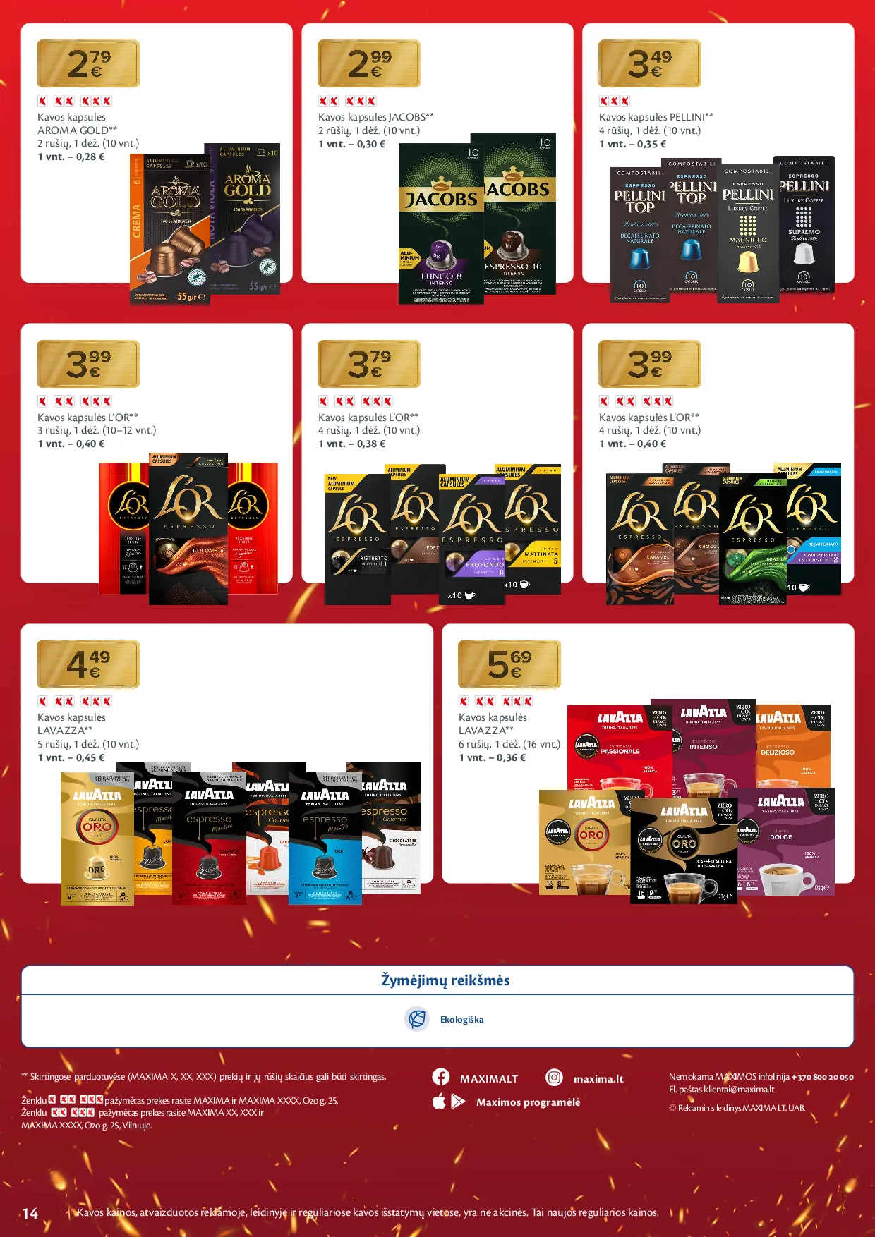 Nukalta kaina – visada kaip per akciją – 14 psl.