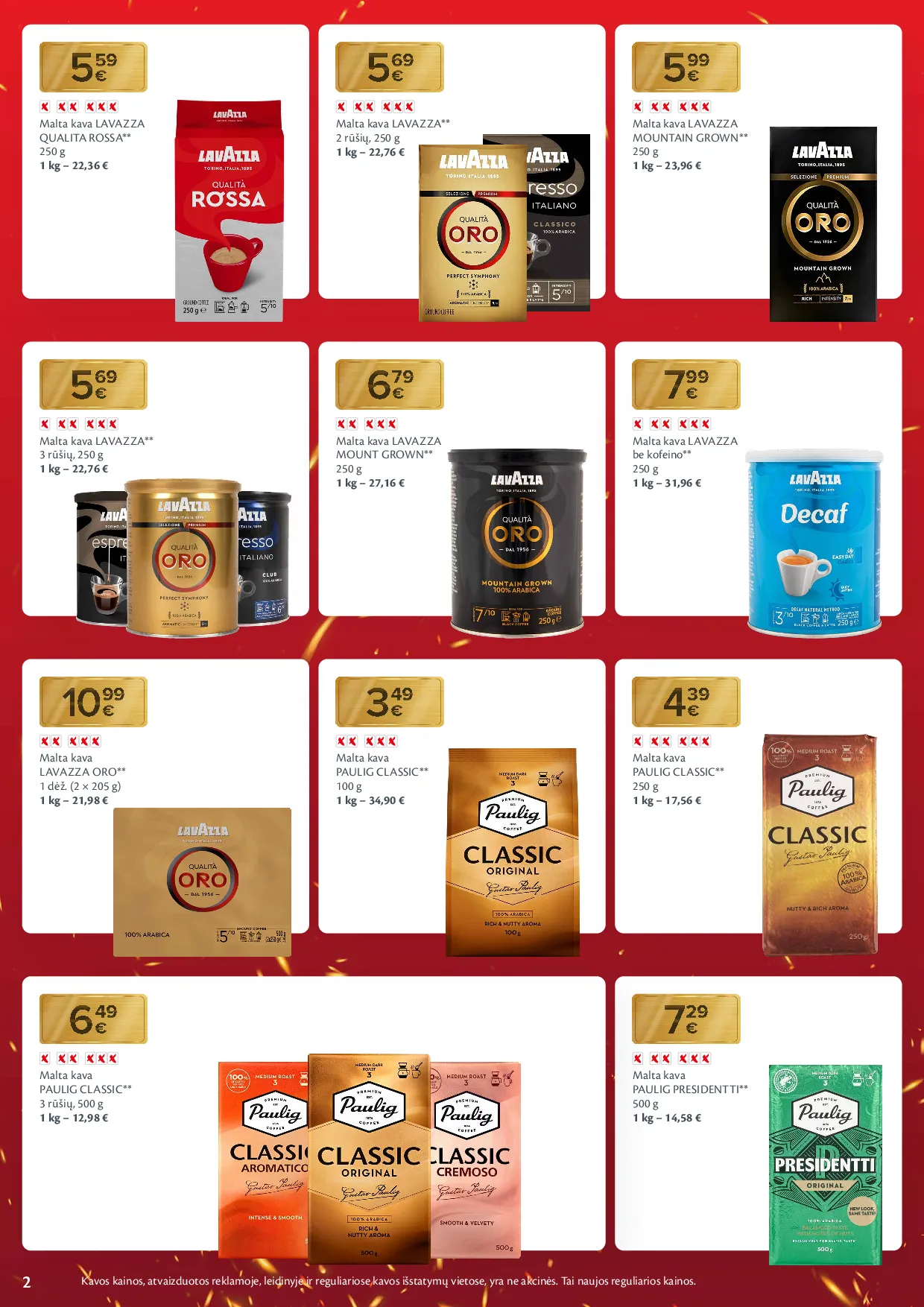 Nukalta kaina – visada kaip per akciją – 2 psl.