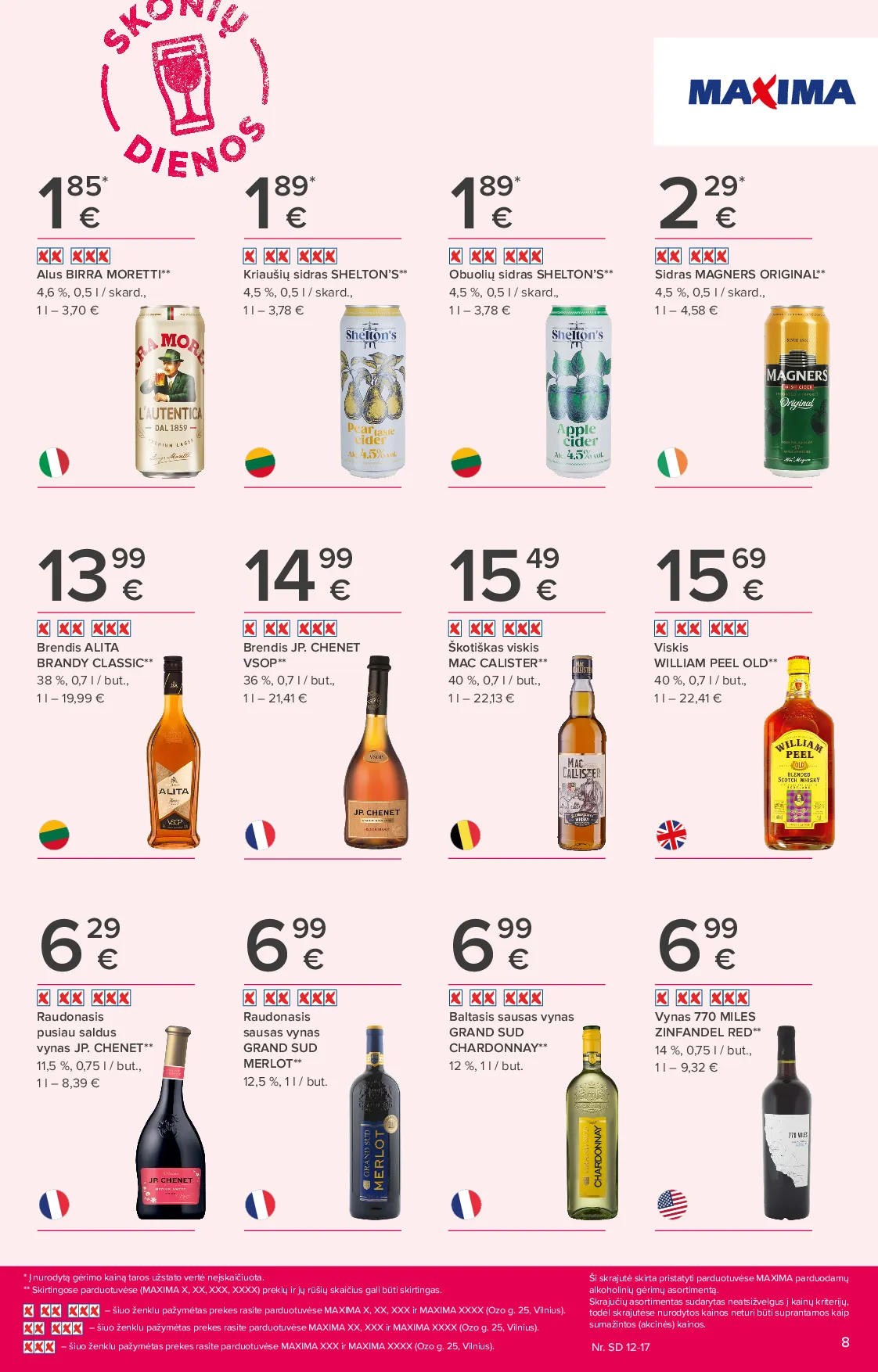 Maxima Skonių dienos naujausias leidinys – 8 psl.
