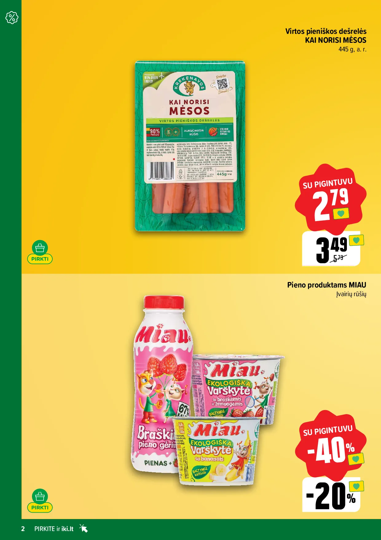 PIGINTUVO pasiūlymai Nr. 50 – 2 psl.