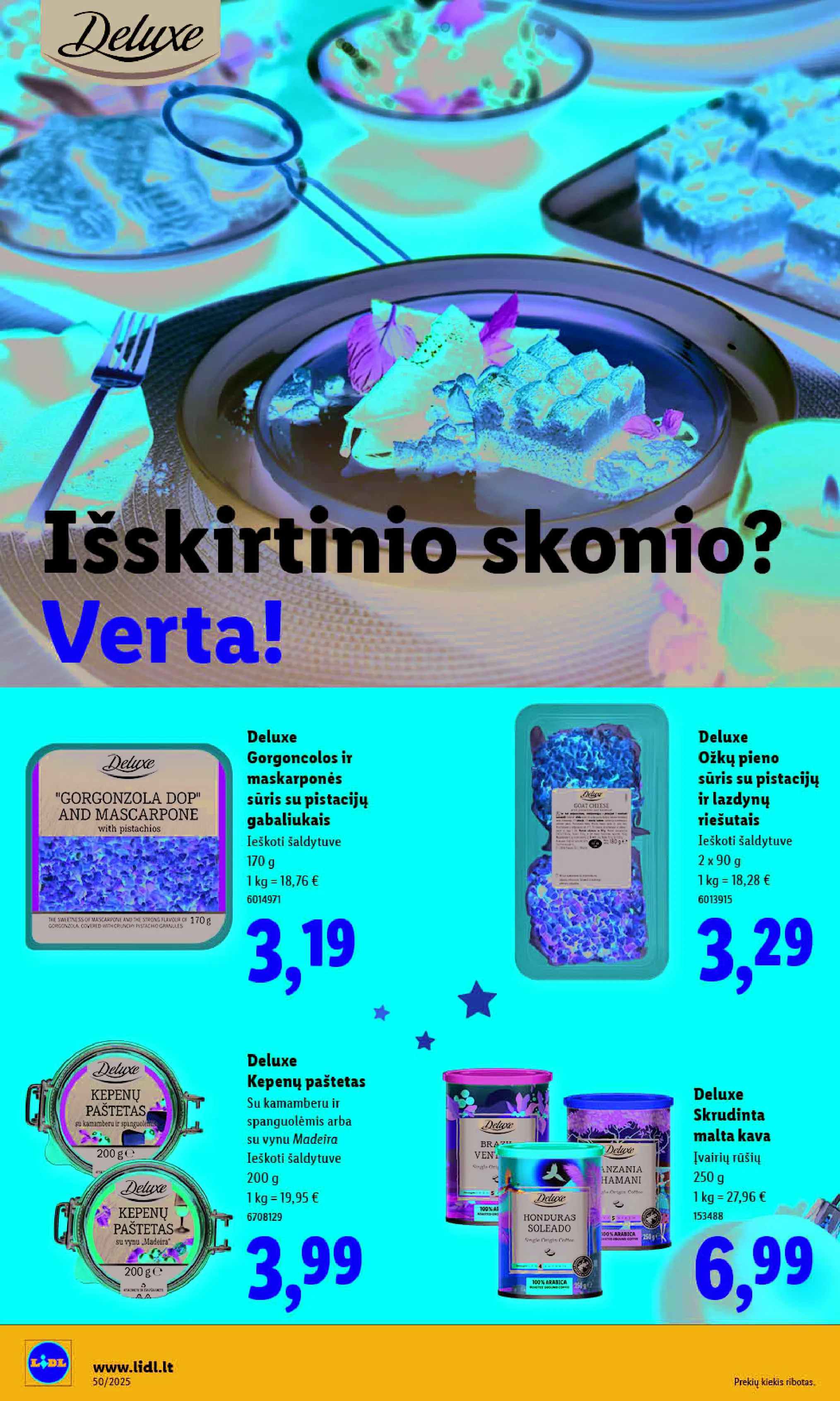 Lidl maisto prekių pasiūlymai – 16 psl.