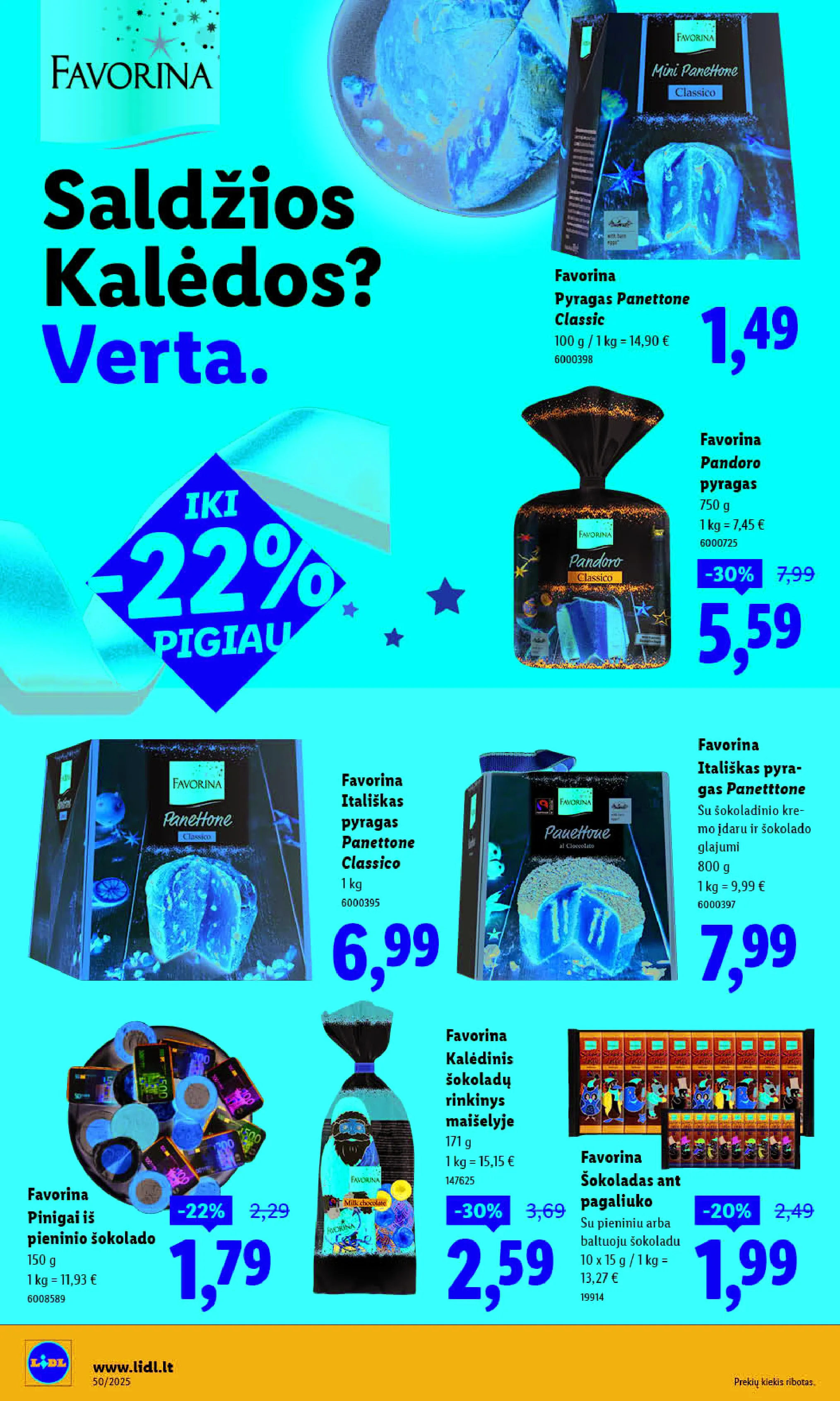 Lidl maisto prekių pasiūlymai – 18 psl.