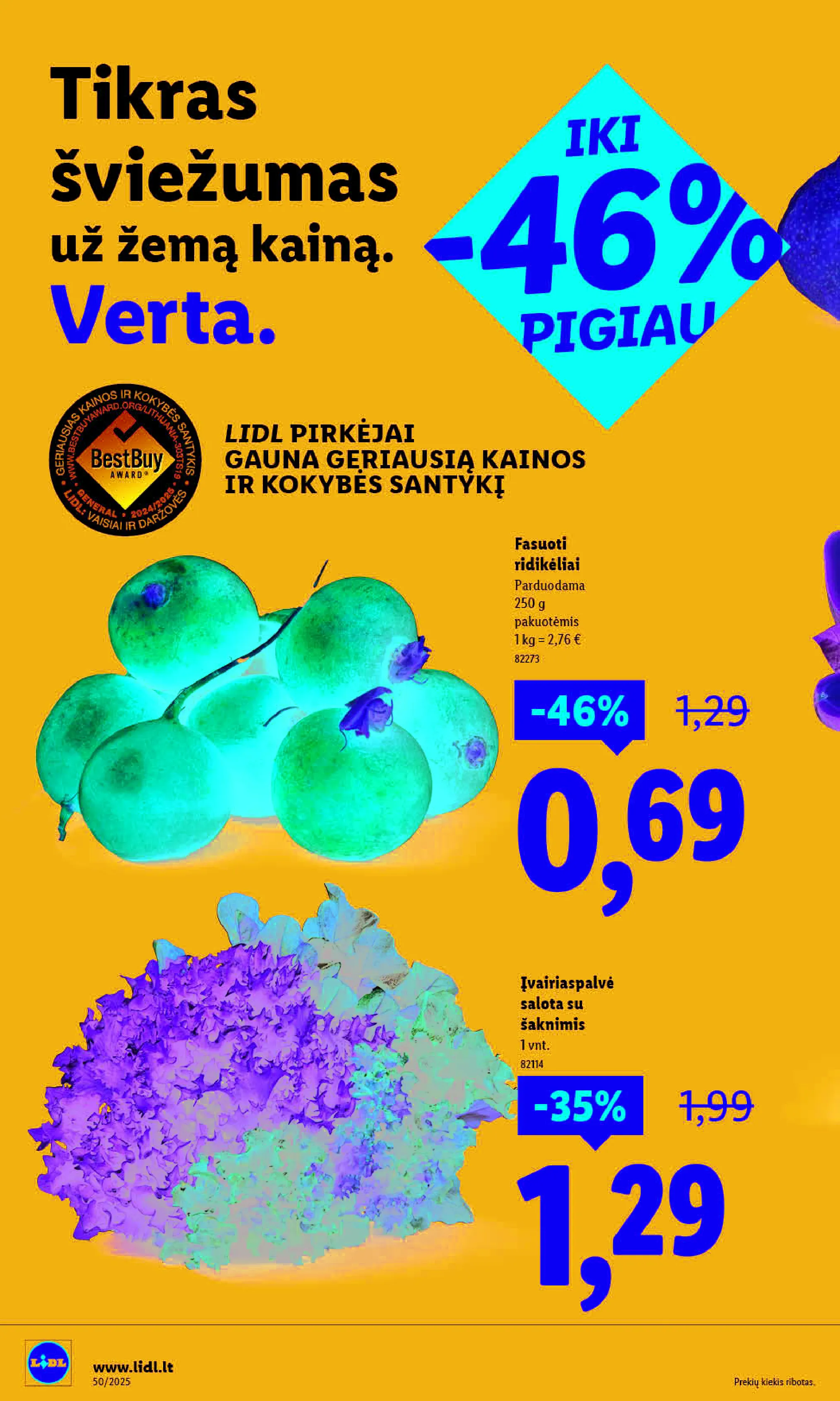 Lidl maisto prekių pasiūlymai – 6 psl.
