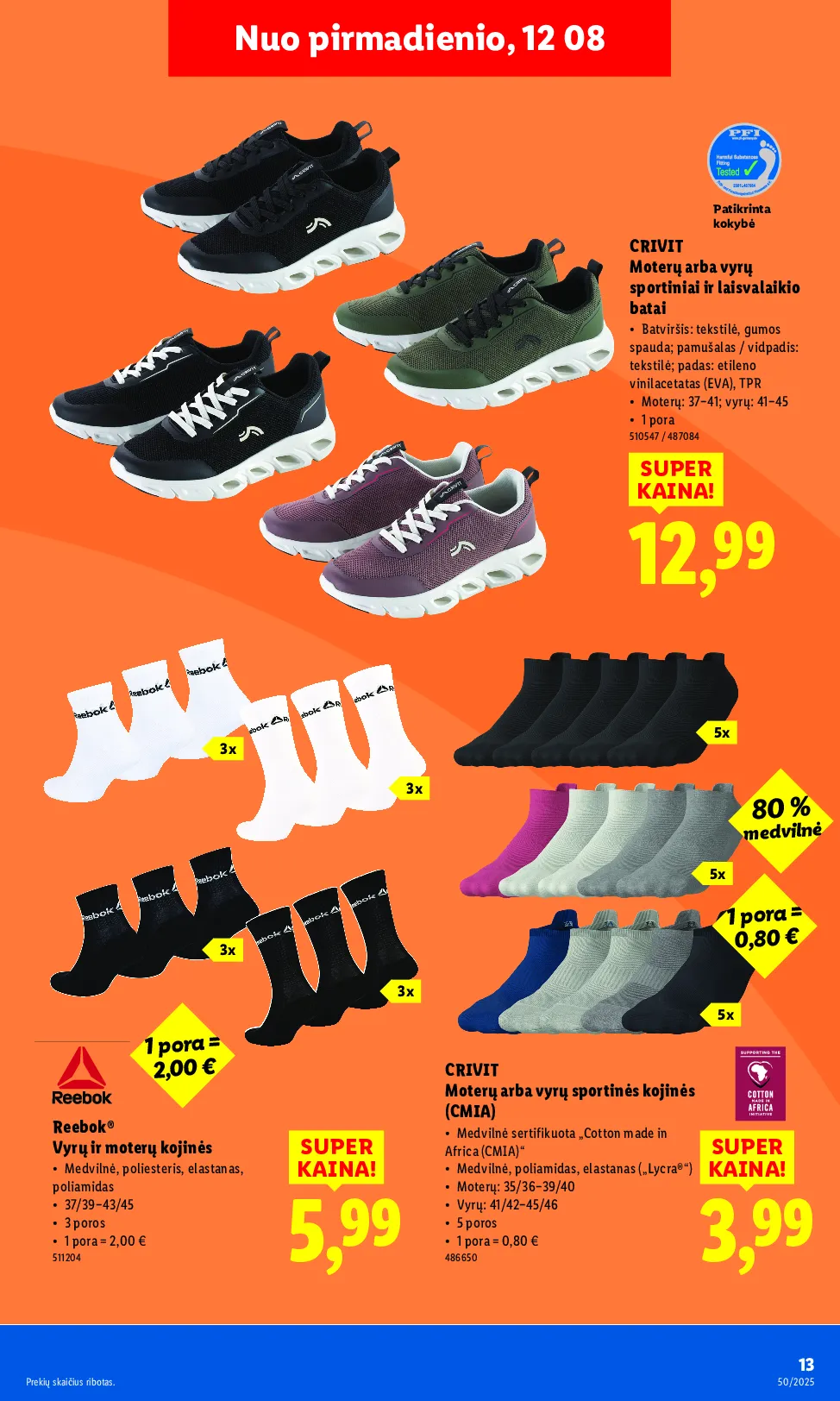 Lidl ne maisto prekių pasiūlymai – 13 psl.