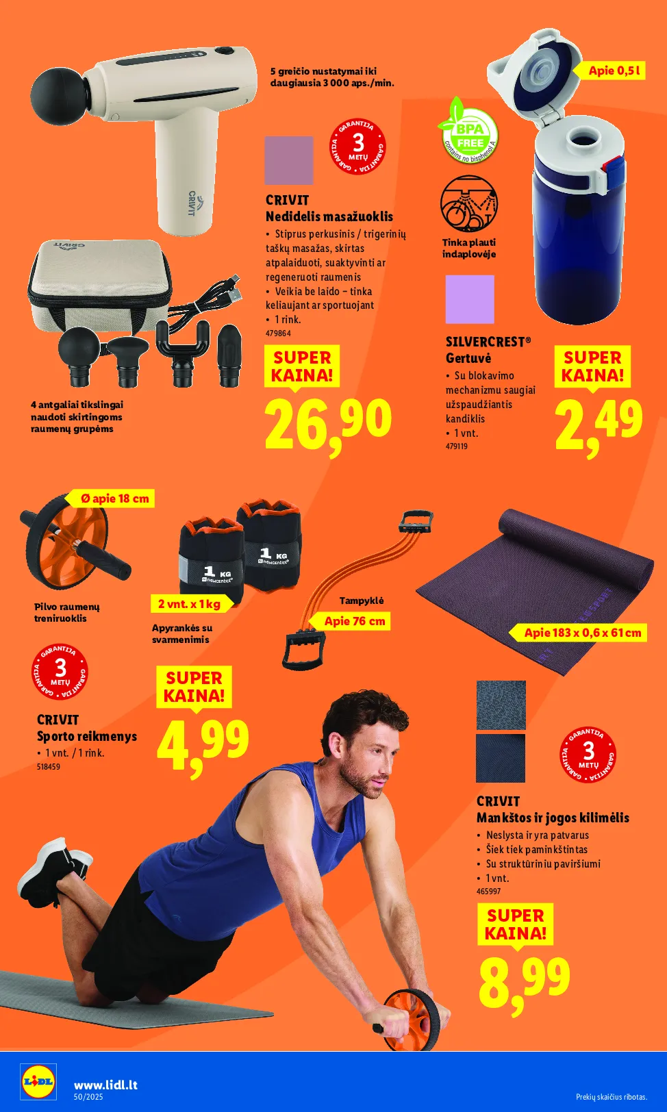 Lidl ne maisto prekių pasiūlymai – 14 psl.