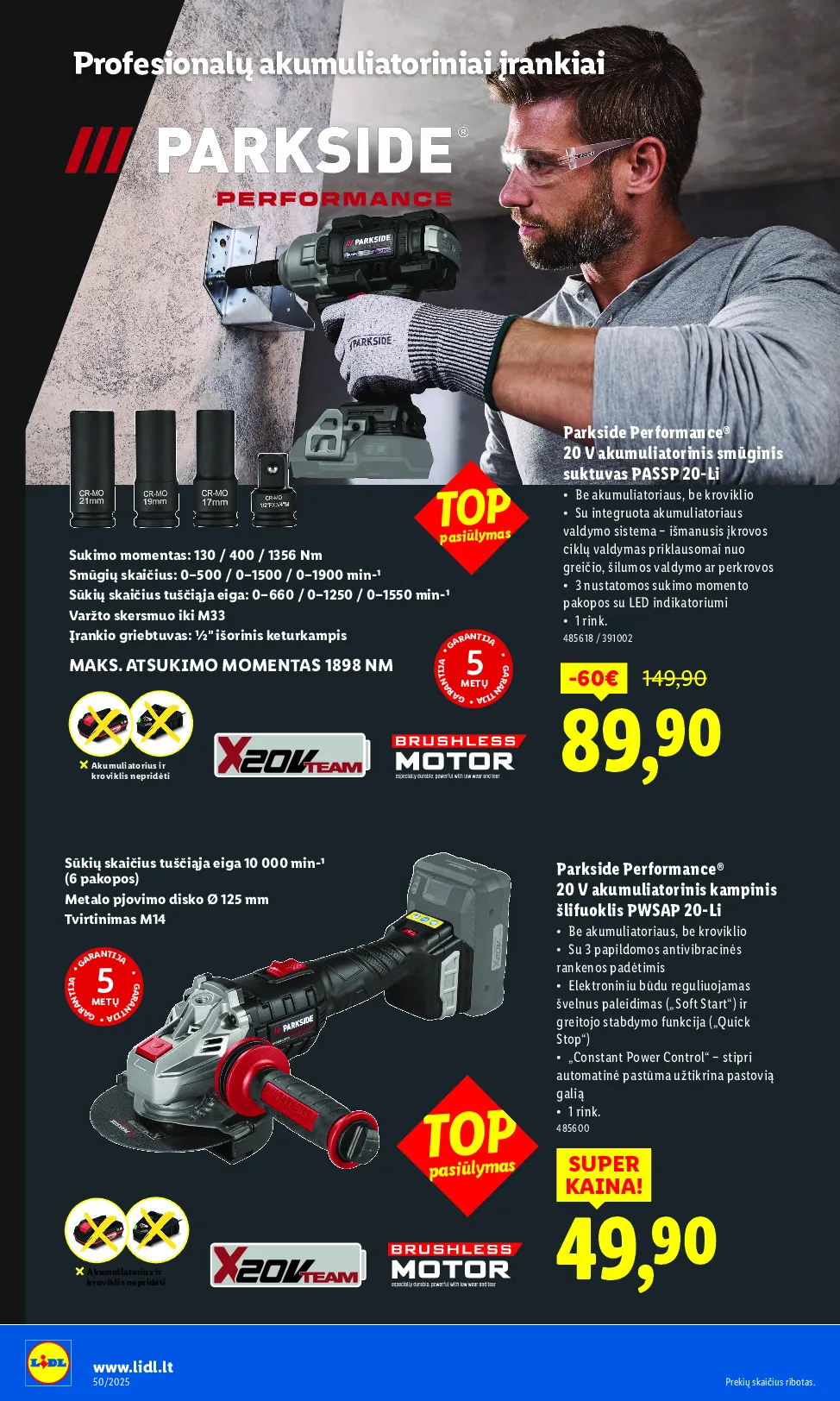 Lidl ne maisto prekių pasiūlymai – 16 psl.