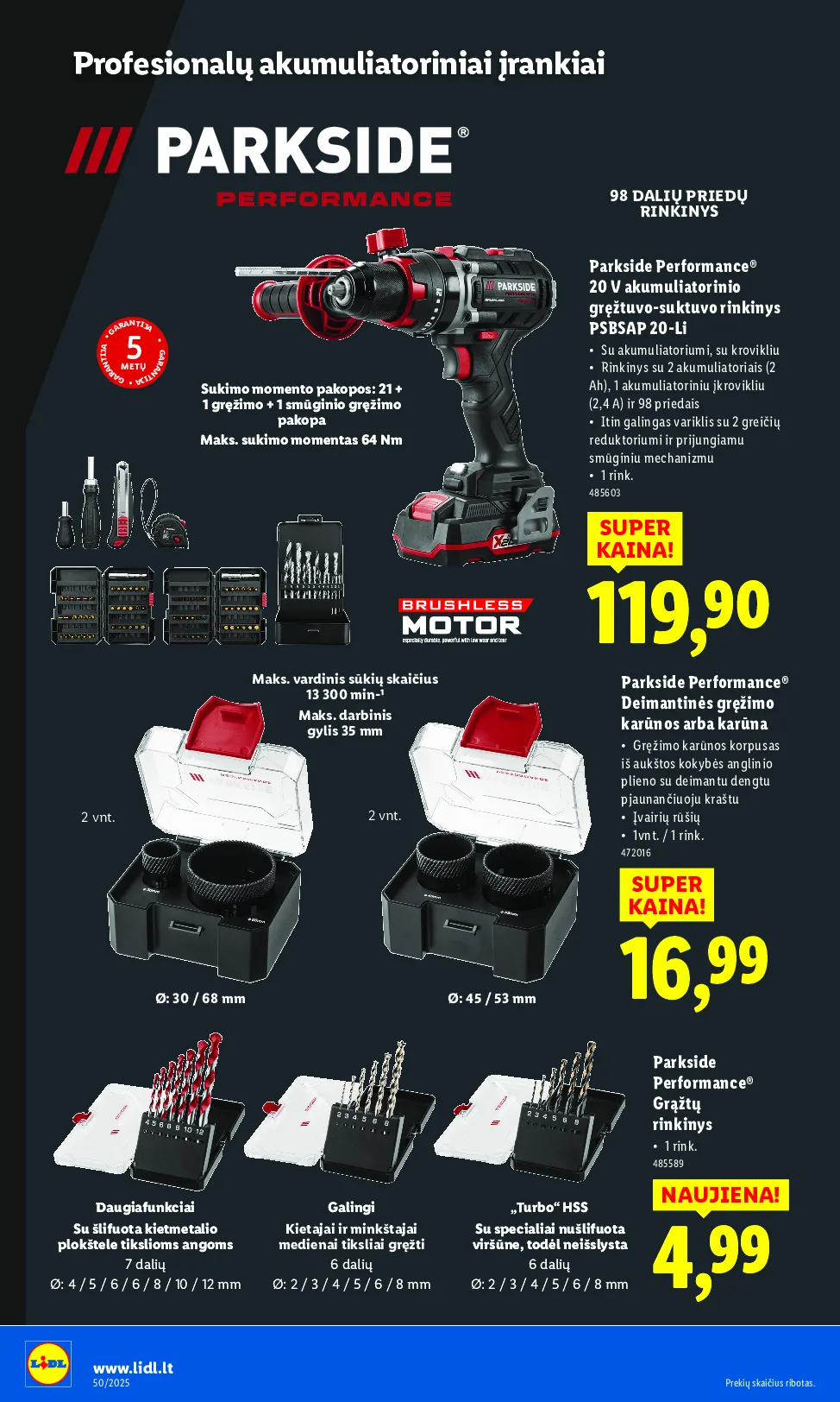 Lidl ne maisto prekių pasiūlymai – 20 psl.