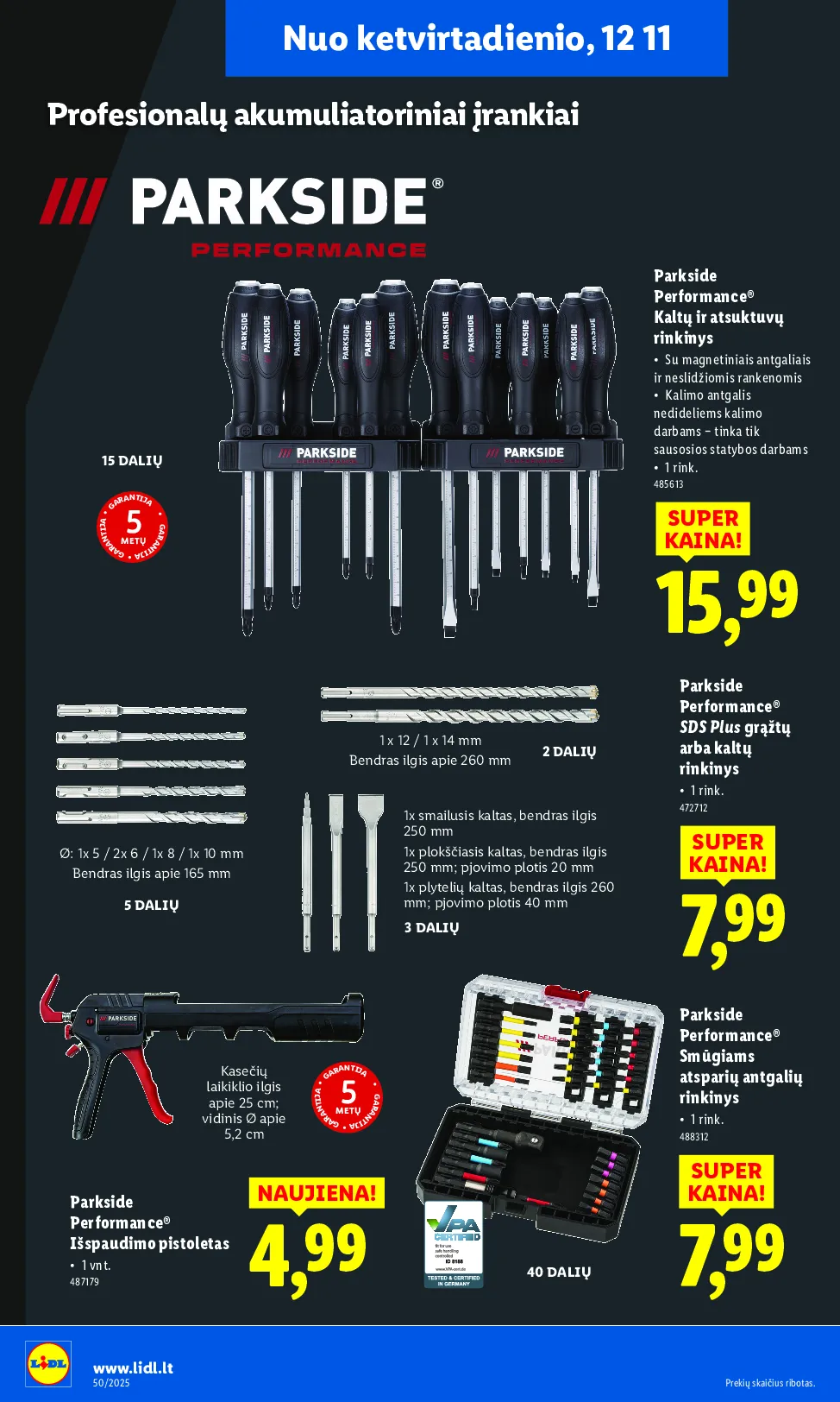 Lidl ne maisto prekių pasiūlymai – 24 psl.