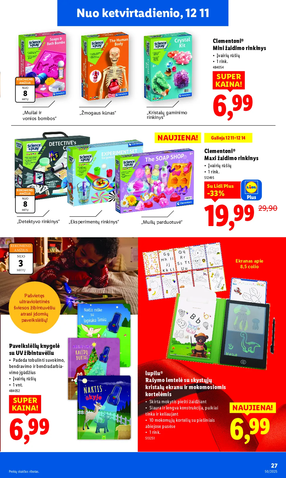 Lidl ne maisto prekių pasiūlymai – 27 psl.