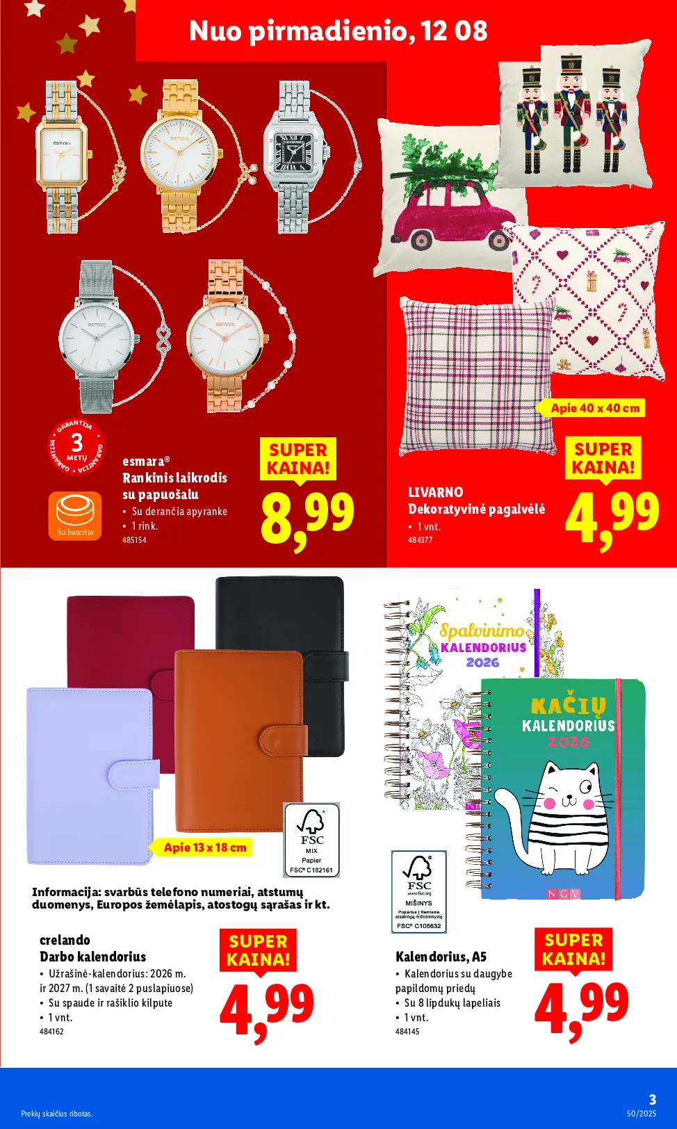 Lidl ne maisto prekių pasiūlymai – 3 psl.