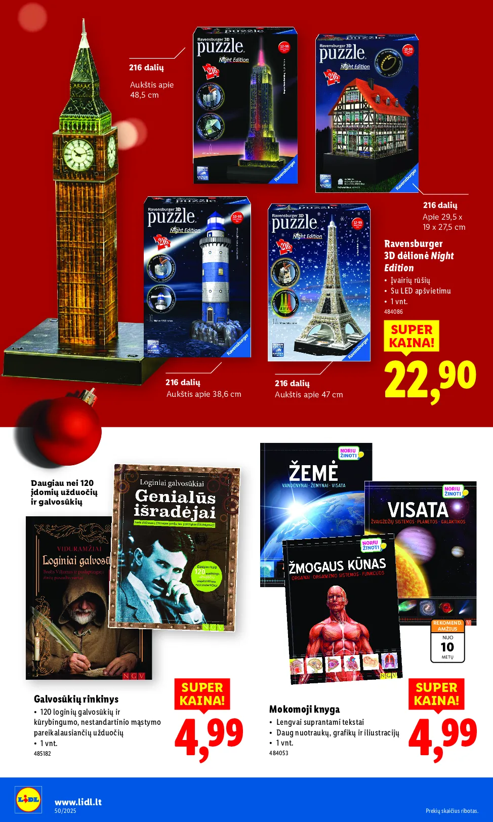 Lidl ne maisto prekių pasiūlymai – 30 psl.