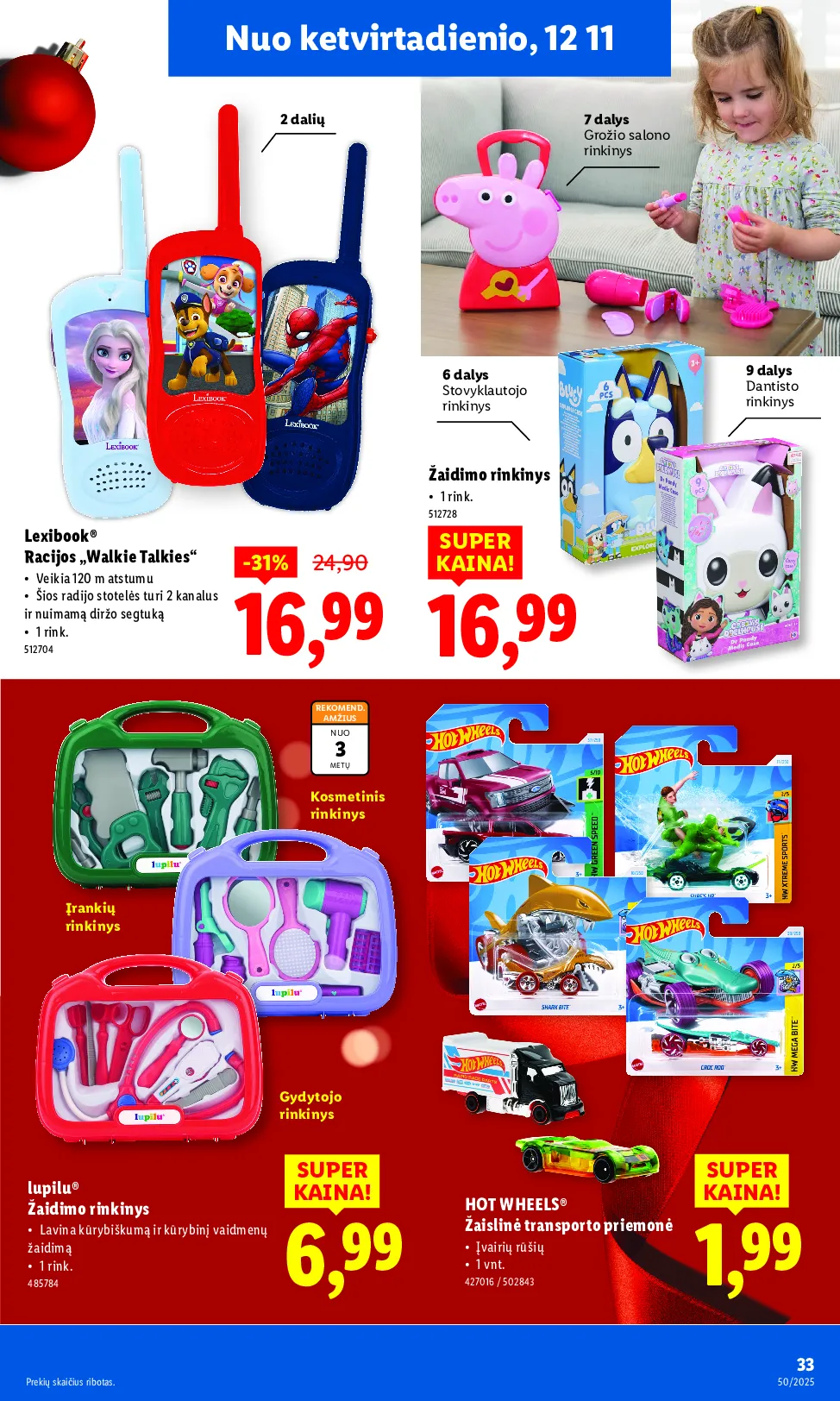 Lidl ne maisto prekių pasiūlymai – 33 psl.