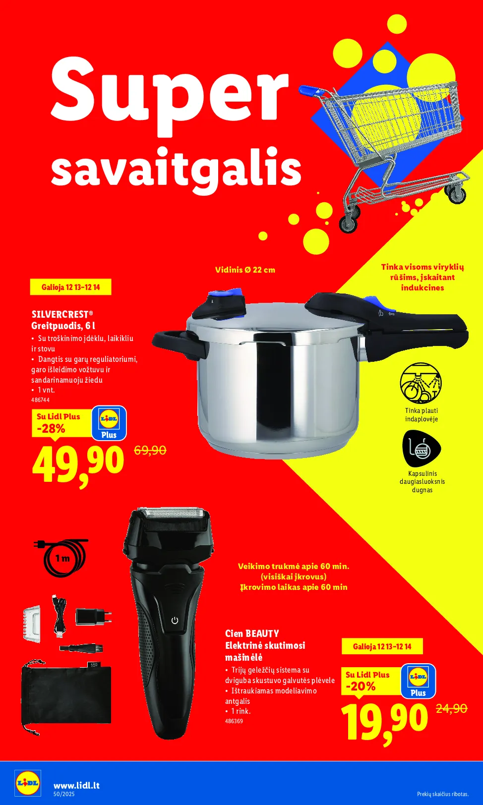 Lidl ne maisto prekių pasiūlymai – 34 psl.