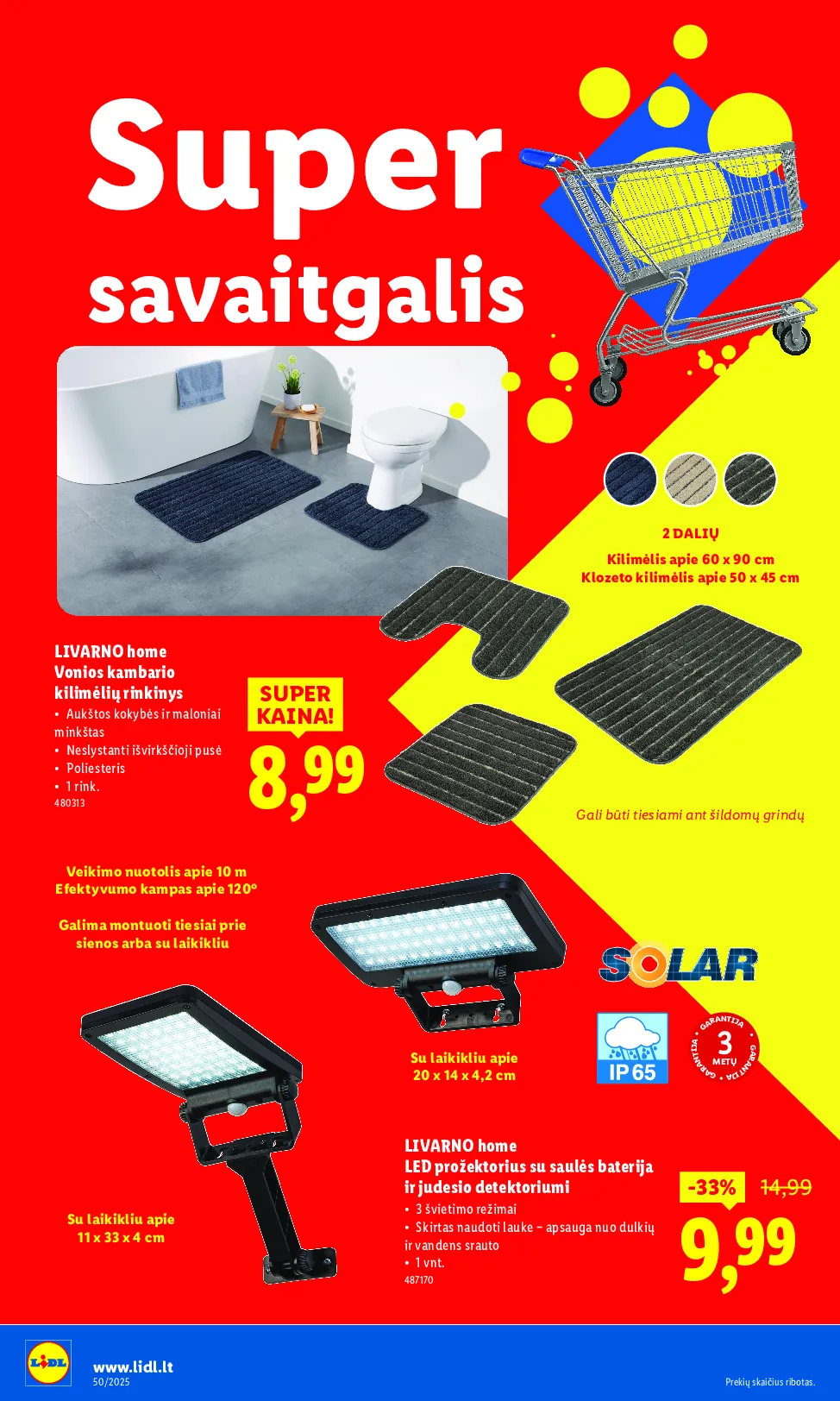 Lidl ne maisto prekių pasiūlymai – 36 psl.