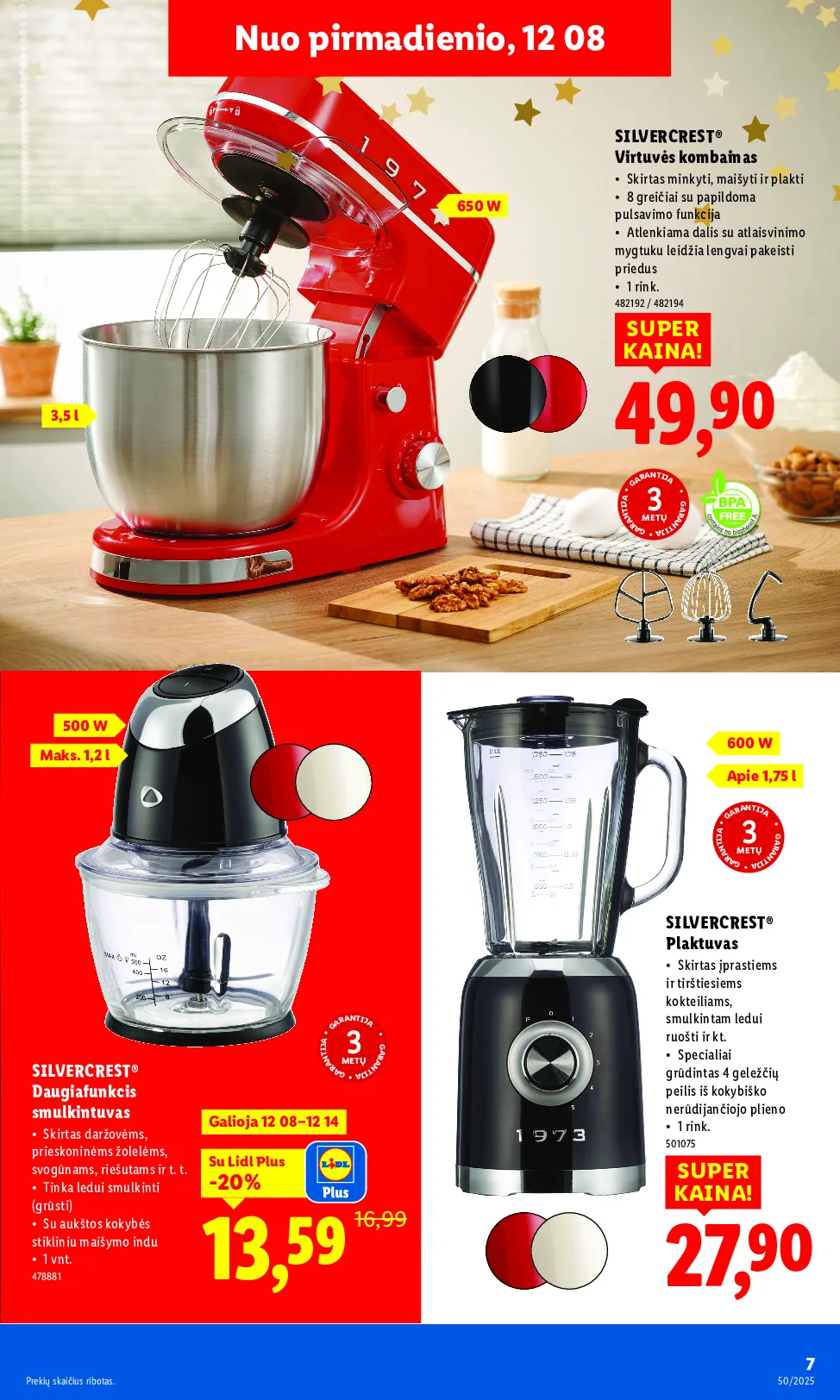 Lidl ne maisto prekių pasiūlymai – 7 psl.