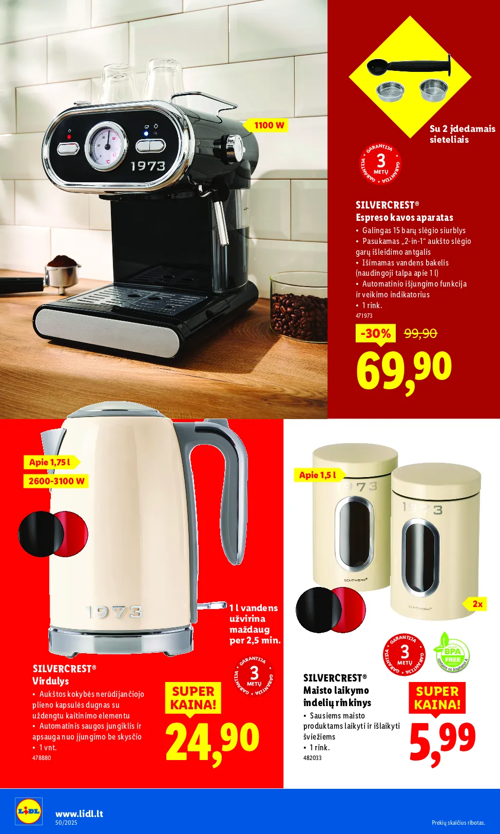 Lidl ne maisto prekių pasiūlymai – 8 psl.