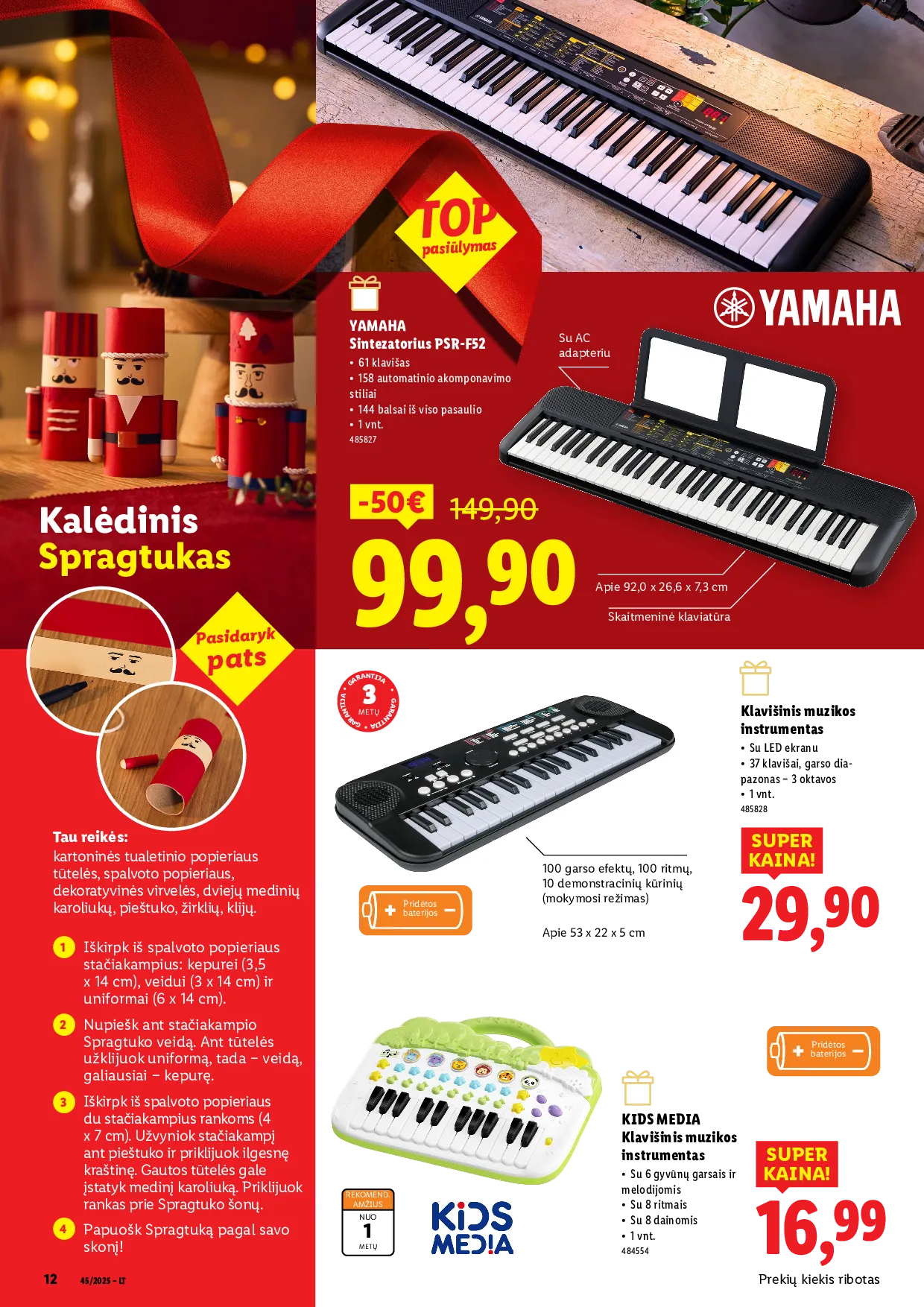 Lidl žaislų katalogas – 12 psl.