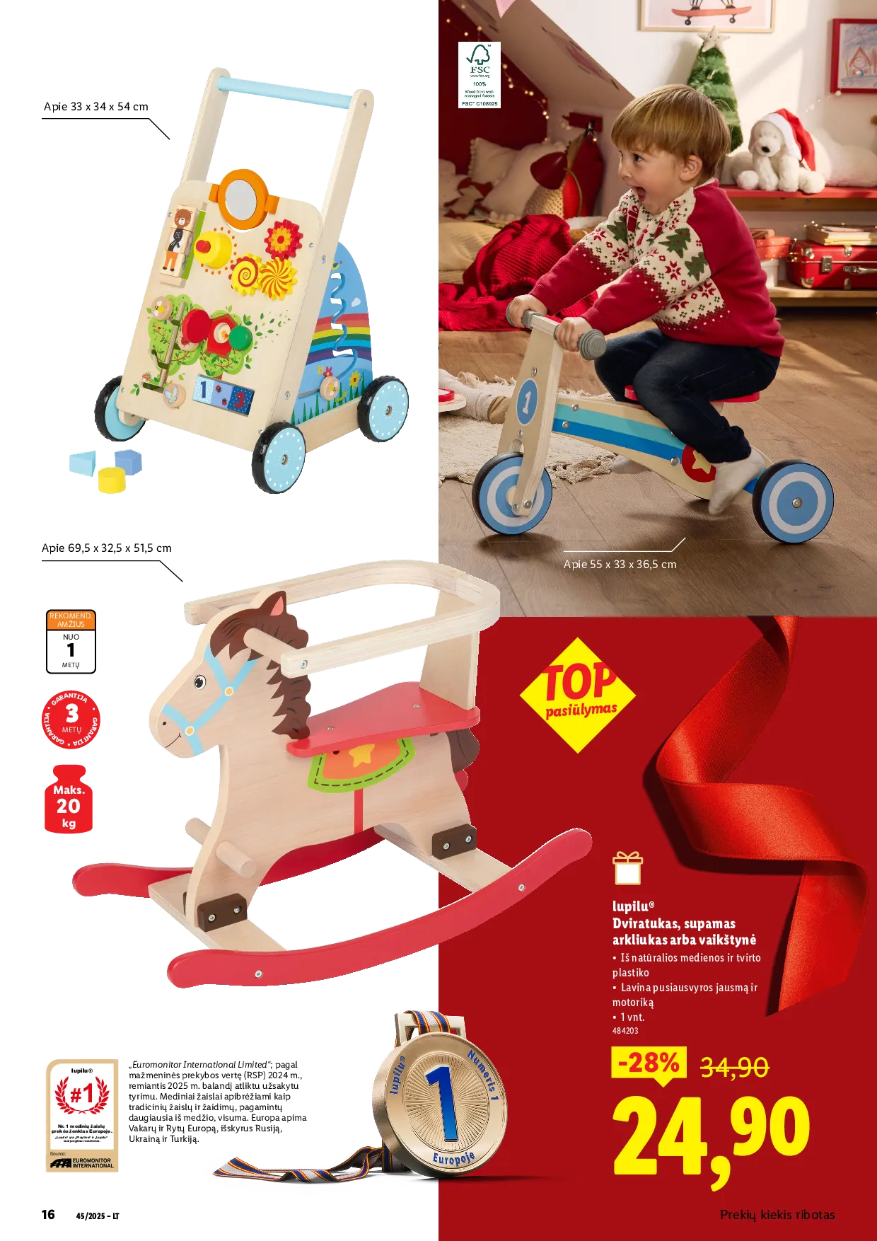 Lidl žaislų katalogas – 16 psl.