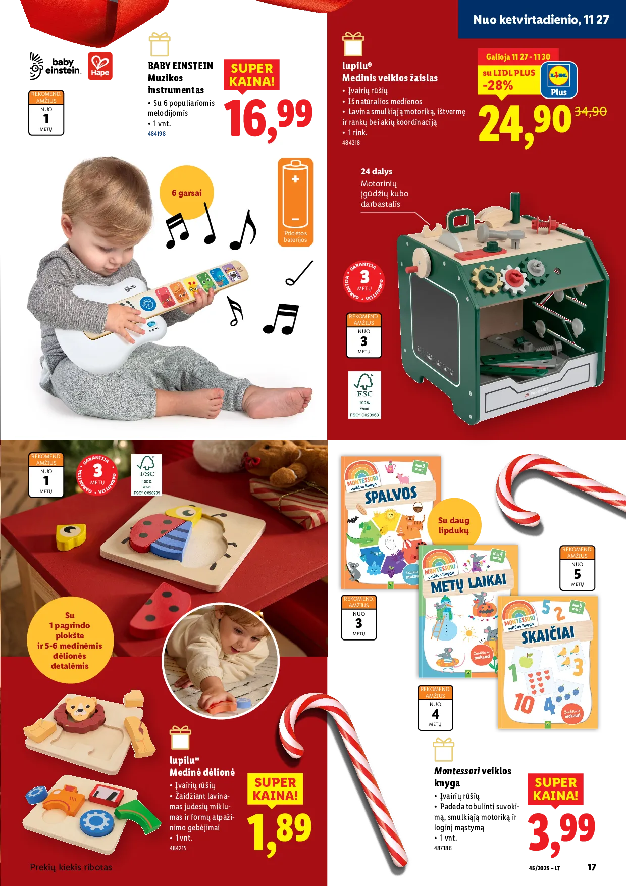Lidl žaislų katalogas – 17 psl.