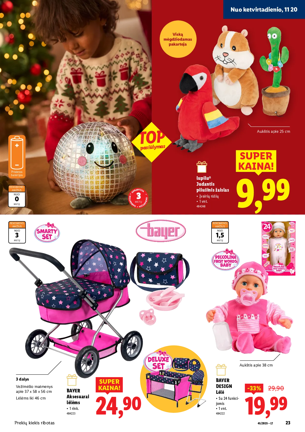 Lidl žaislų katalogas – 23 psl.