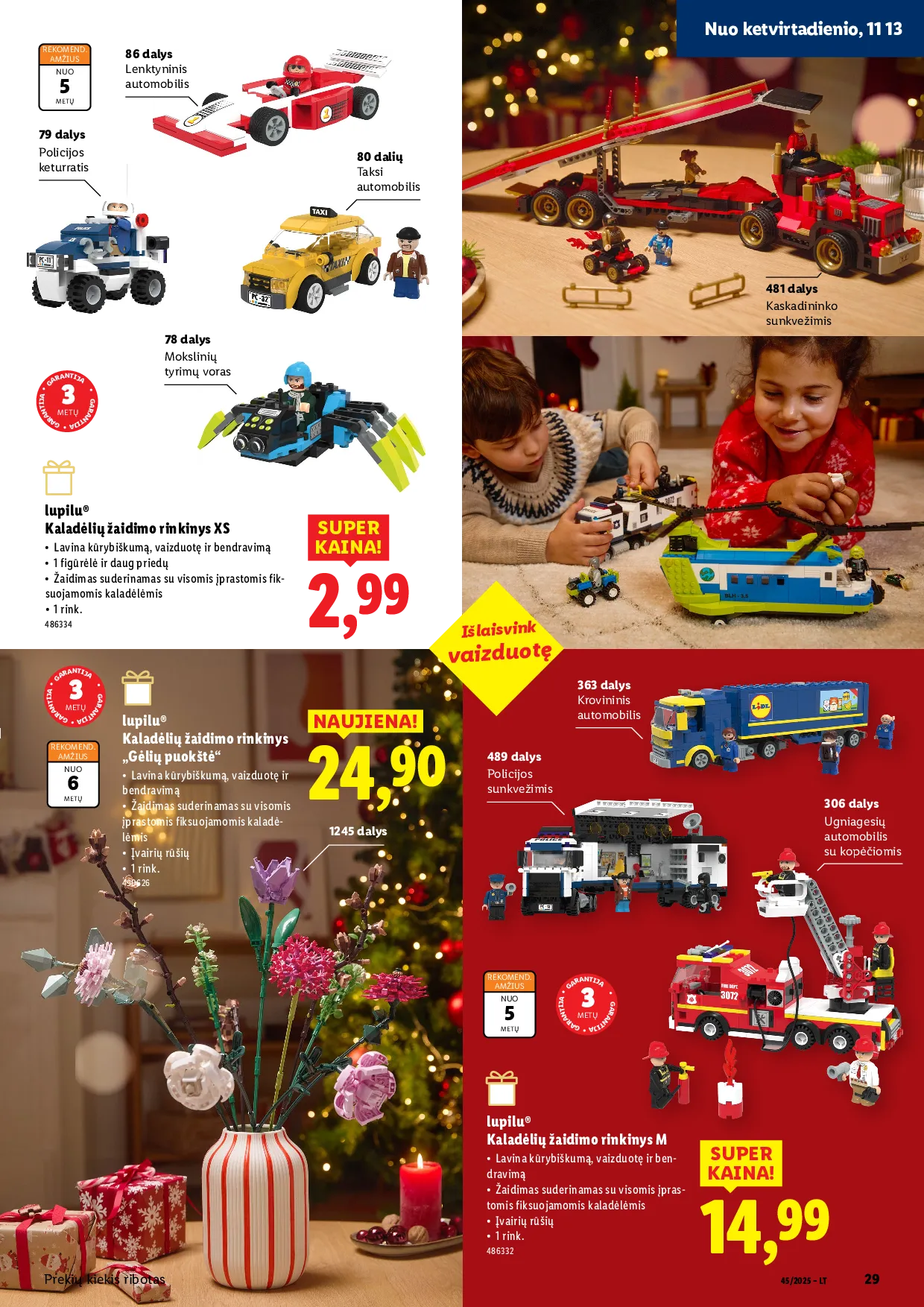 Lidl žaislų katalogas – 29 psl.