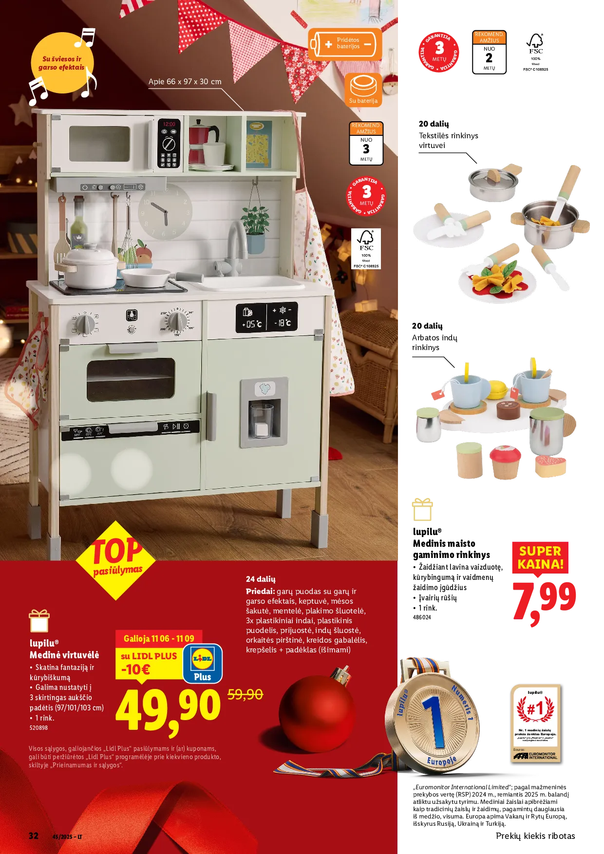 Lidl žaislų katalogas – 32 psl.