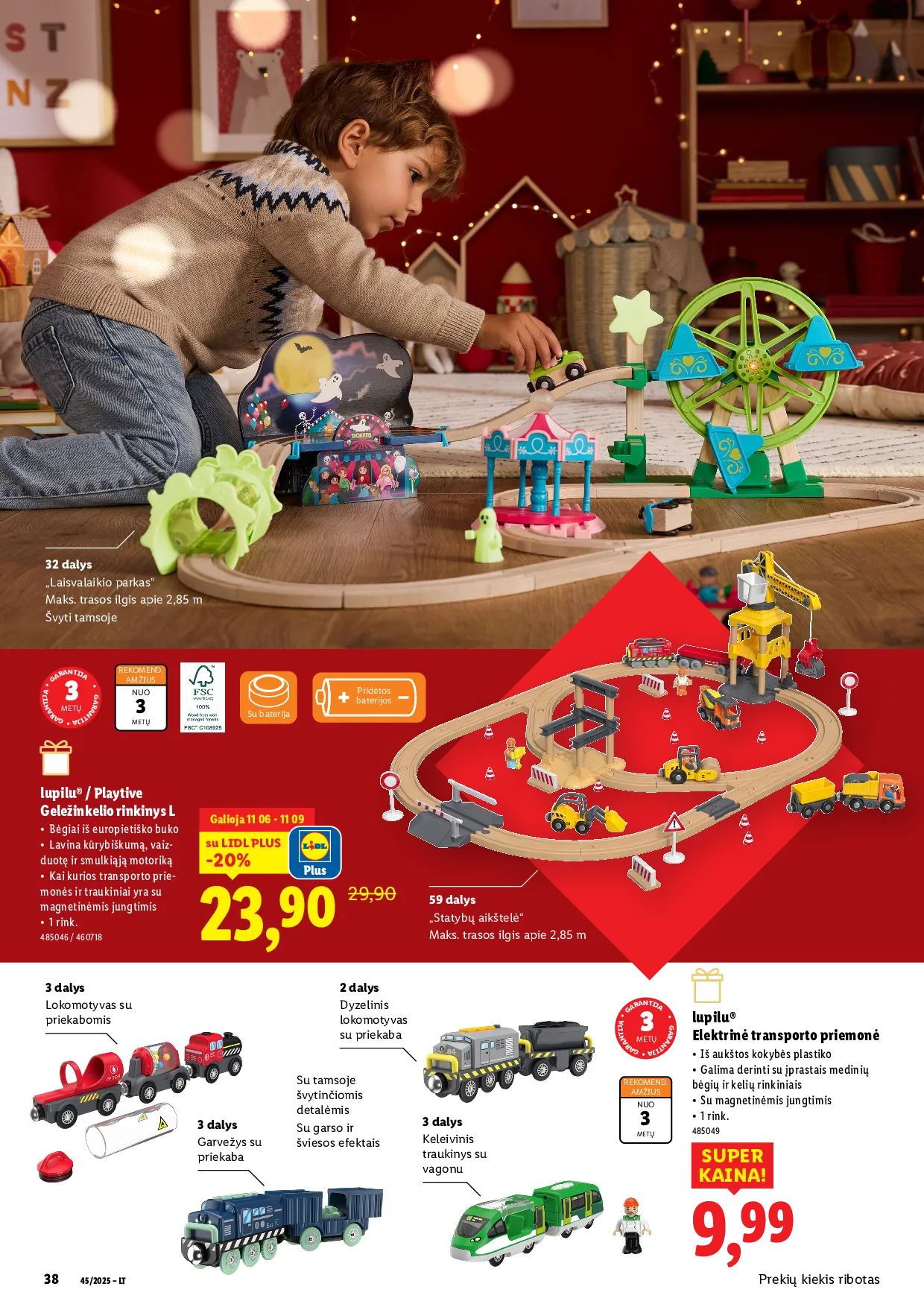 Lidl žaislų katalogas – 38 psl.